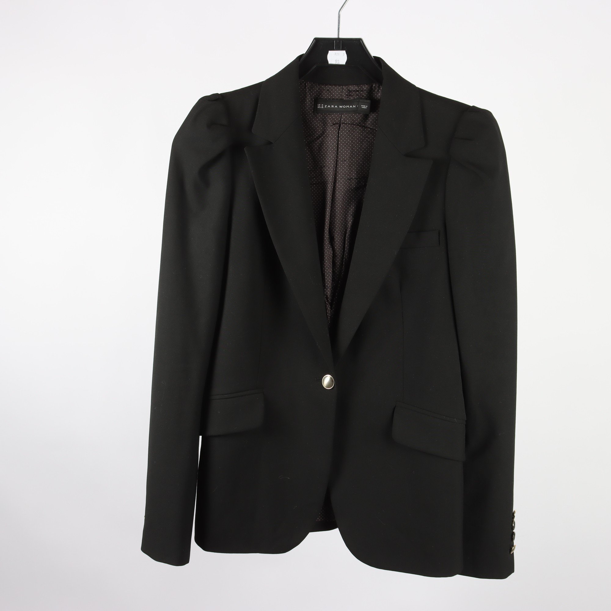 Kavaj, Zara, svart, stl. M