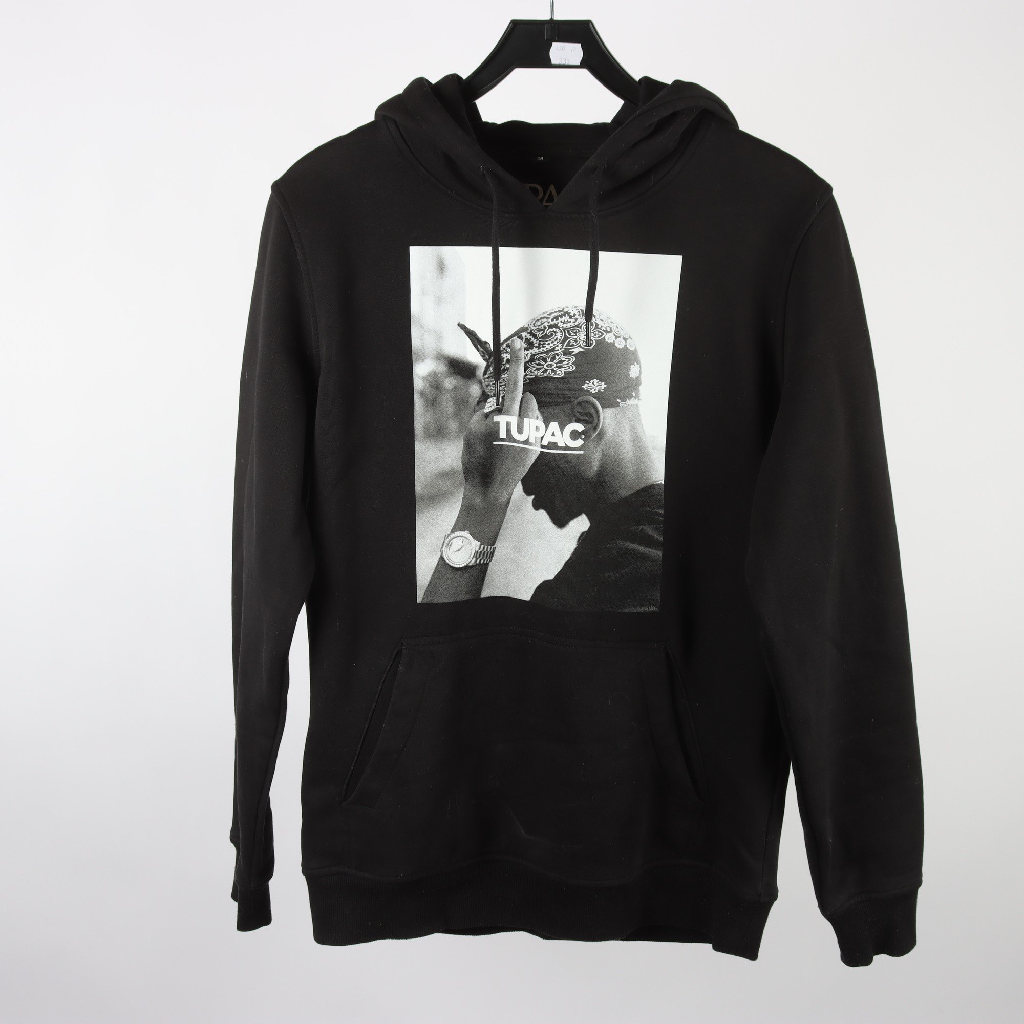 Hoodie, 2pac, svart, stl. M.