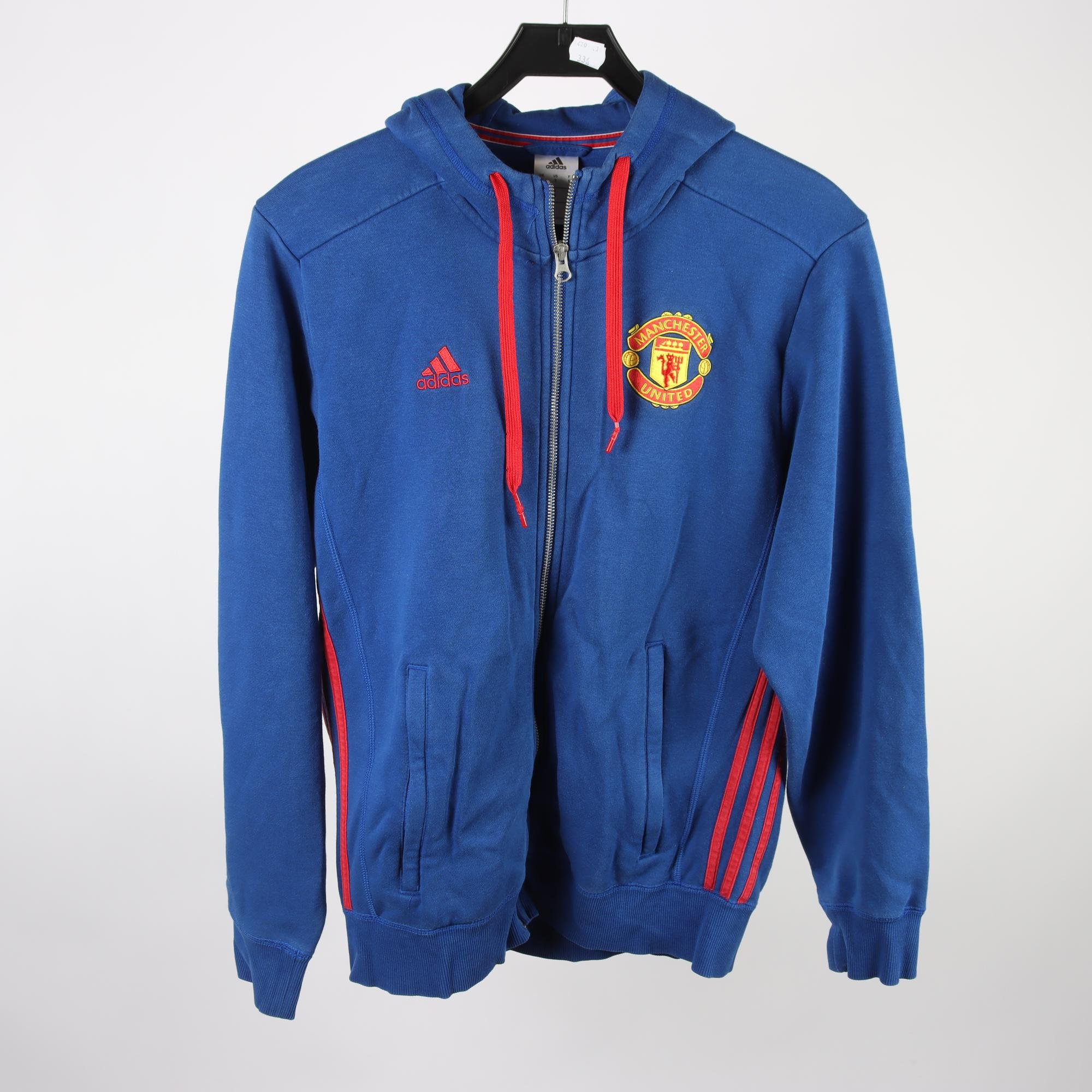 Sporttröja, Adidas, blå, Manchester United, blå, stl. S