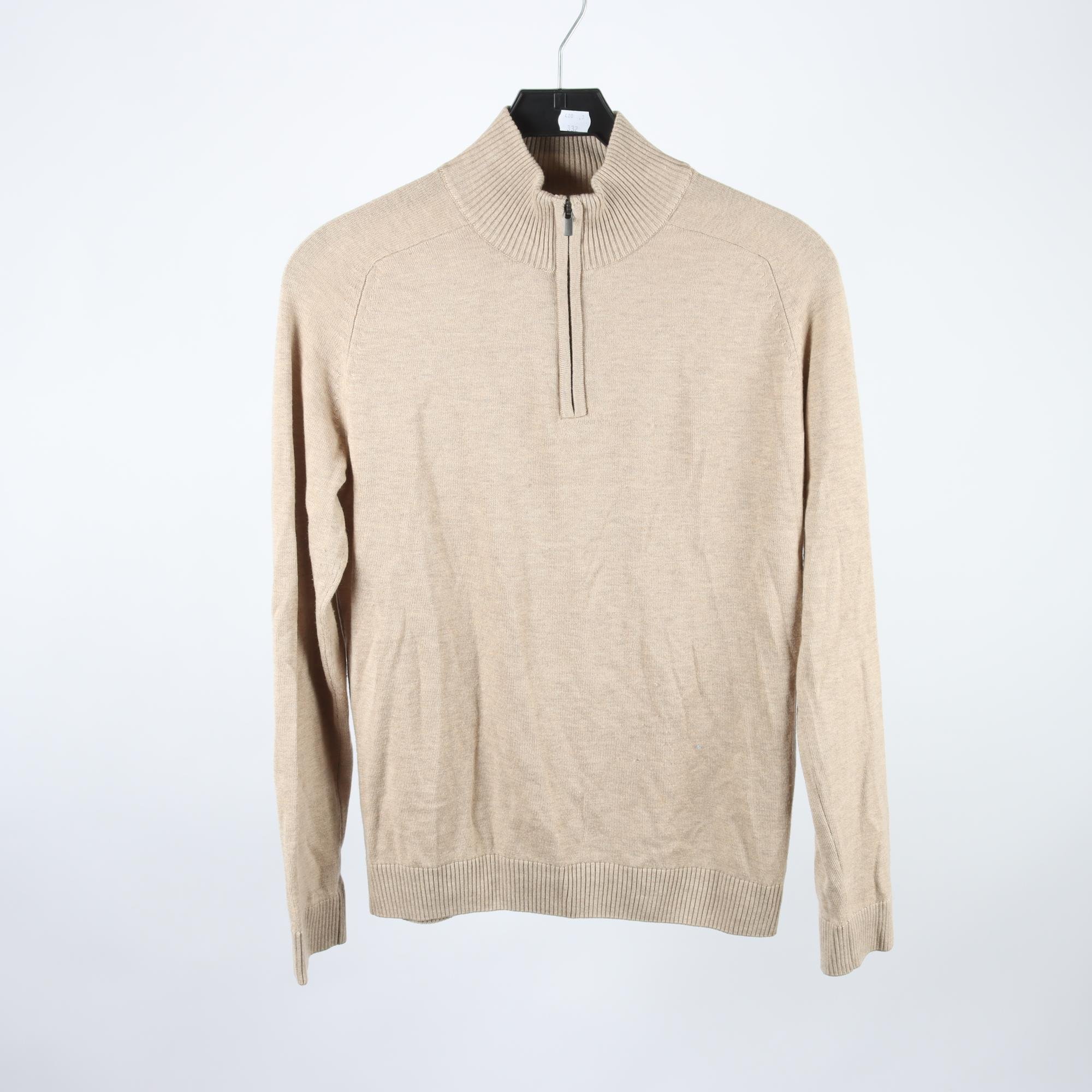 Tröja, Bruun & Stengade, beige, ullmix, stl. M.