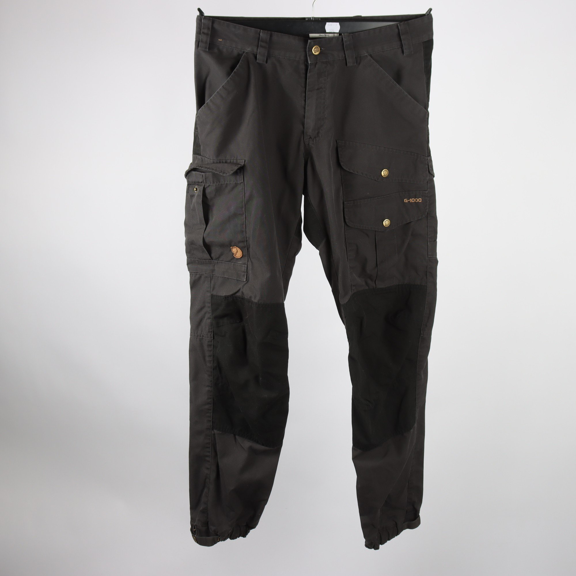 Friluftsbyxor, Fjällräven, G-1000, grå, stl. 46.