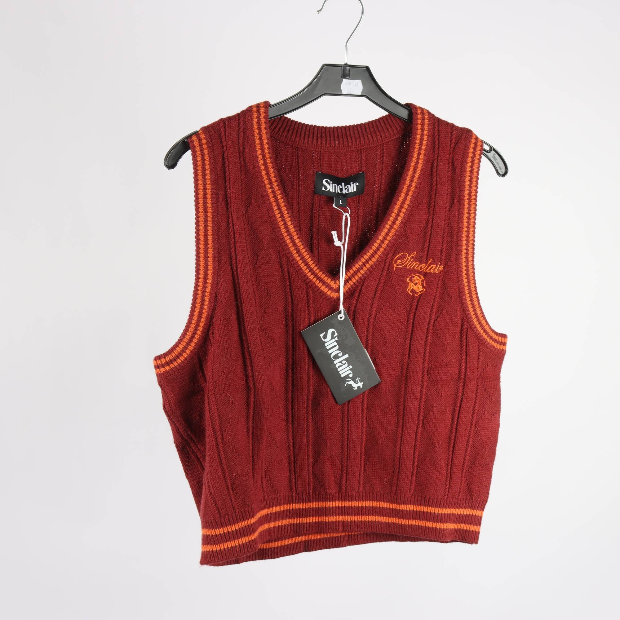 Väst, Sinclair, roströd, stl. L.