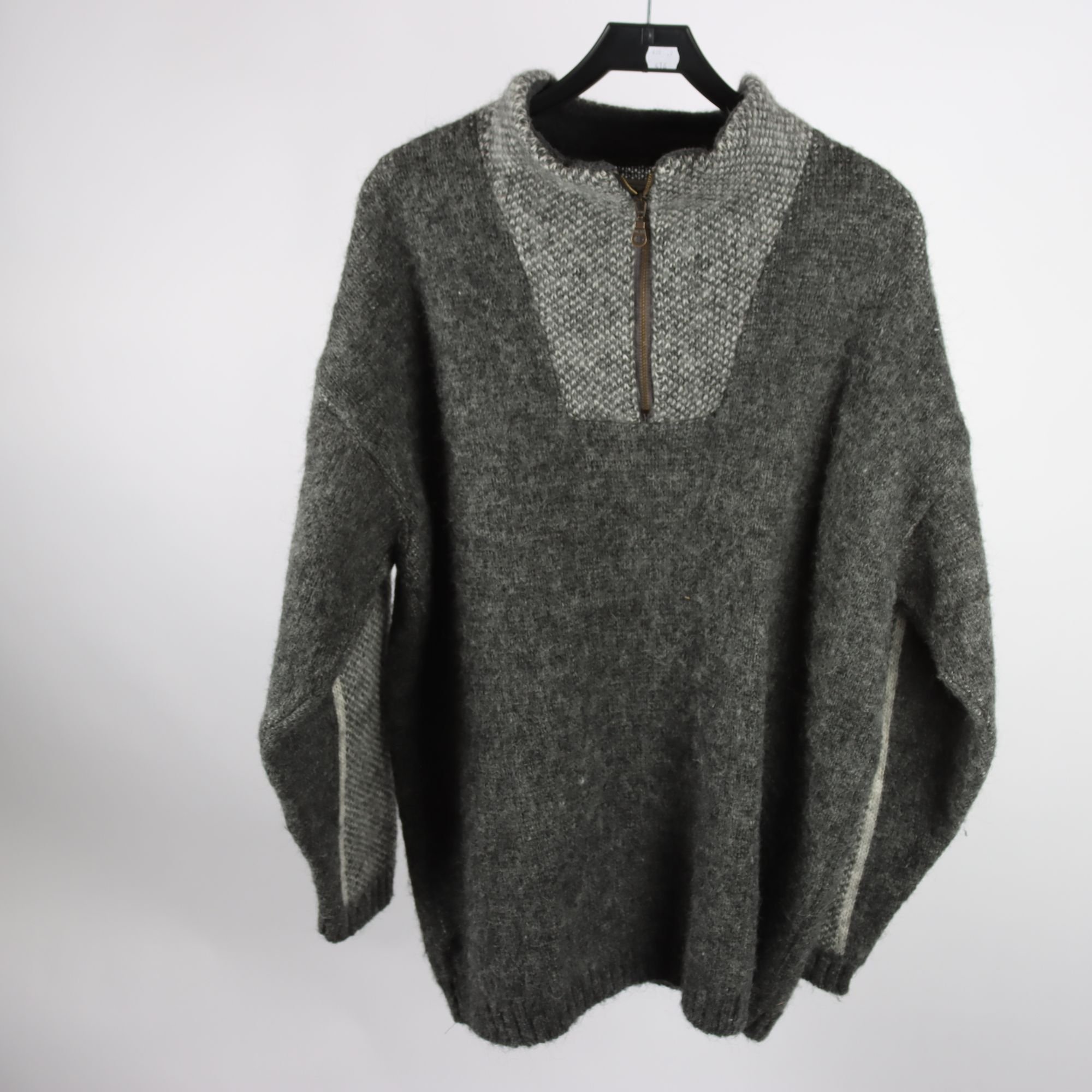 Islandströja, Floss, Island, grå, ull, stl. XXL.