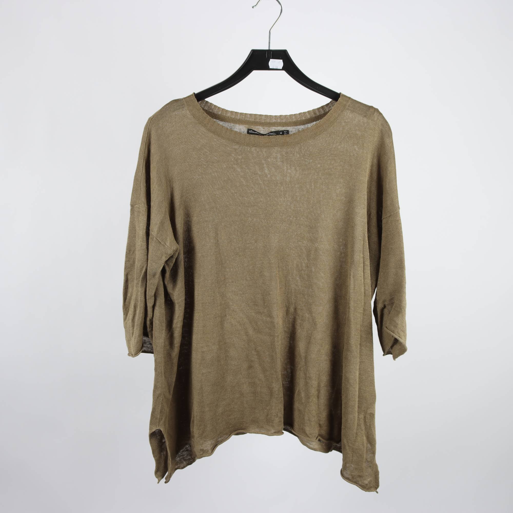 Tröja, Gudrun Sjödén, grön, lin, stl. M.