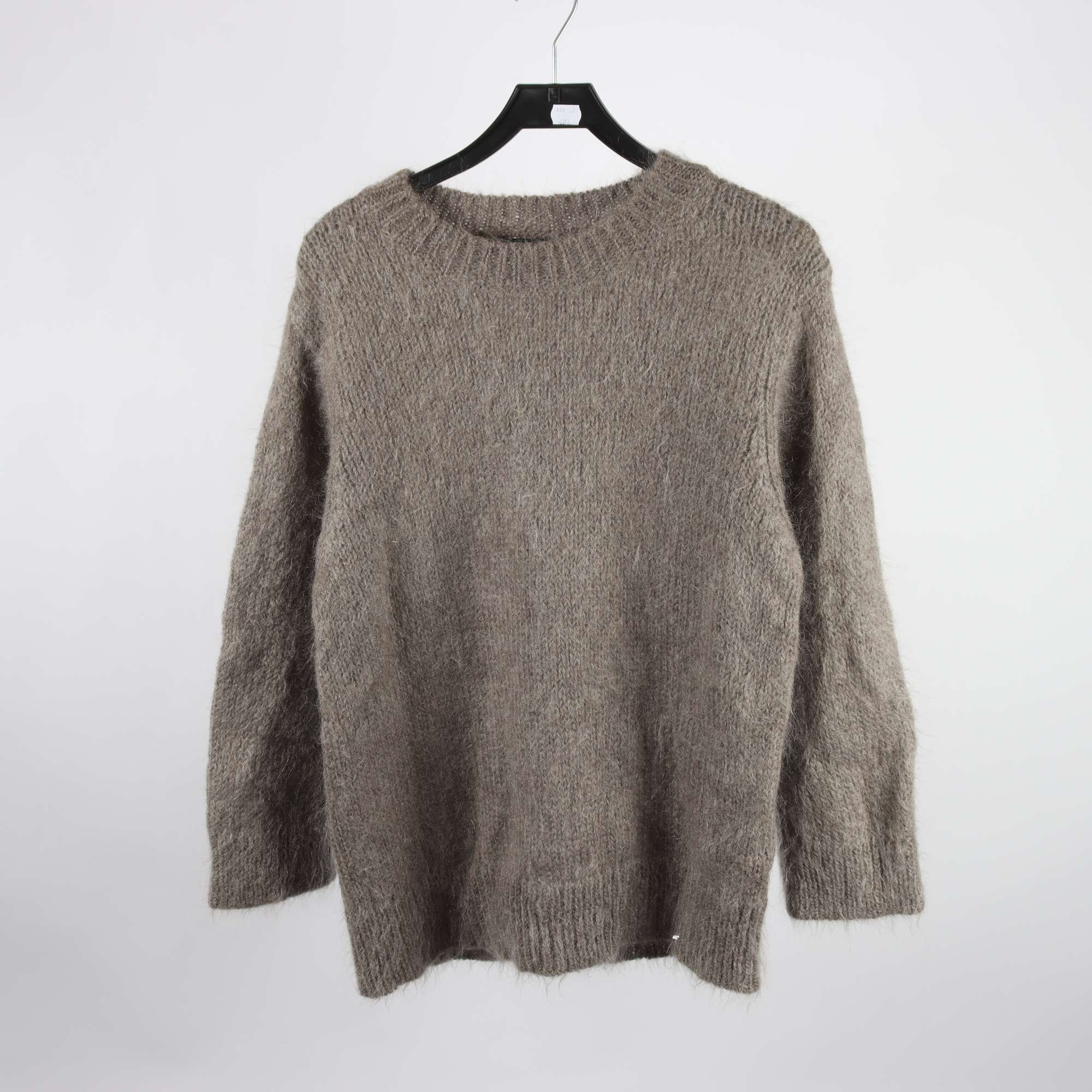 Tröja, Lindex, beige/brun, ull, mohair, stl. XL.