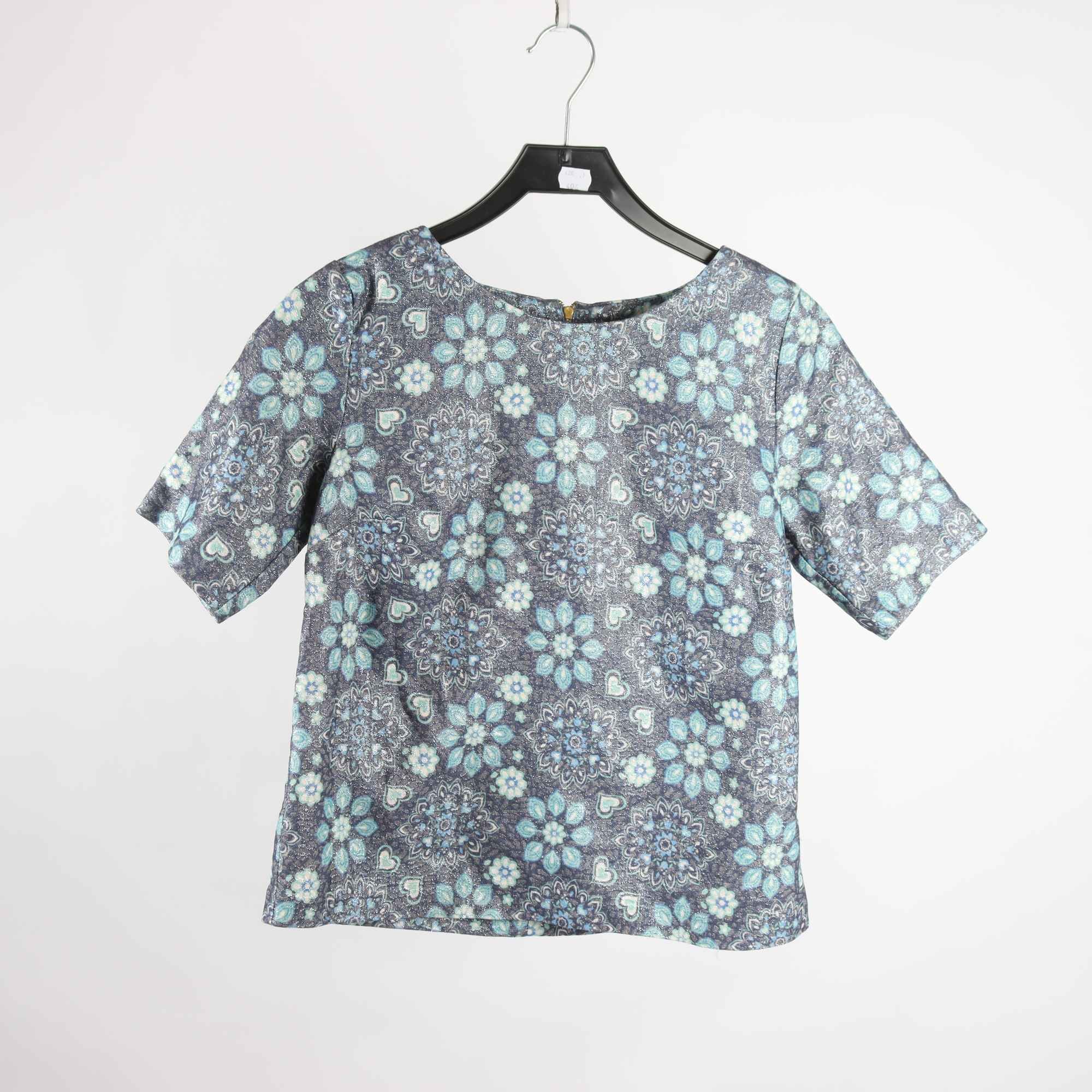 Tröja, Pernilla Wahlgren, blå, turkos, glittrig, stl. M.