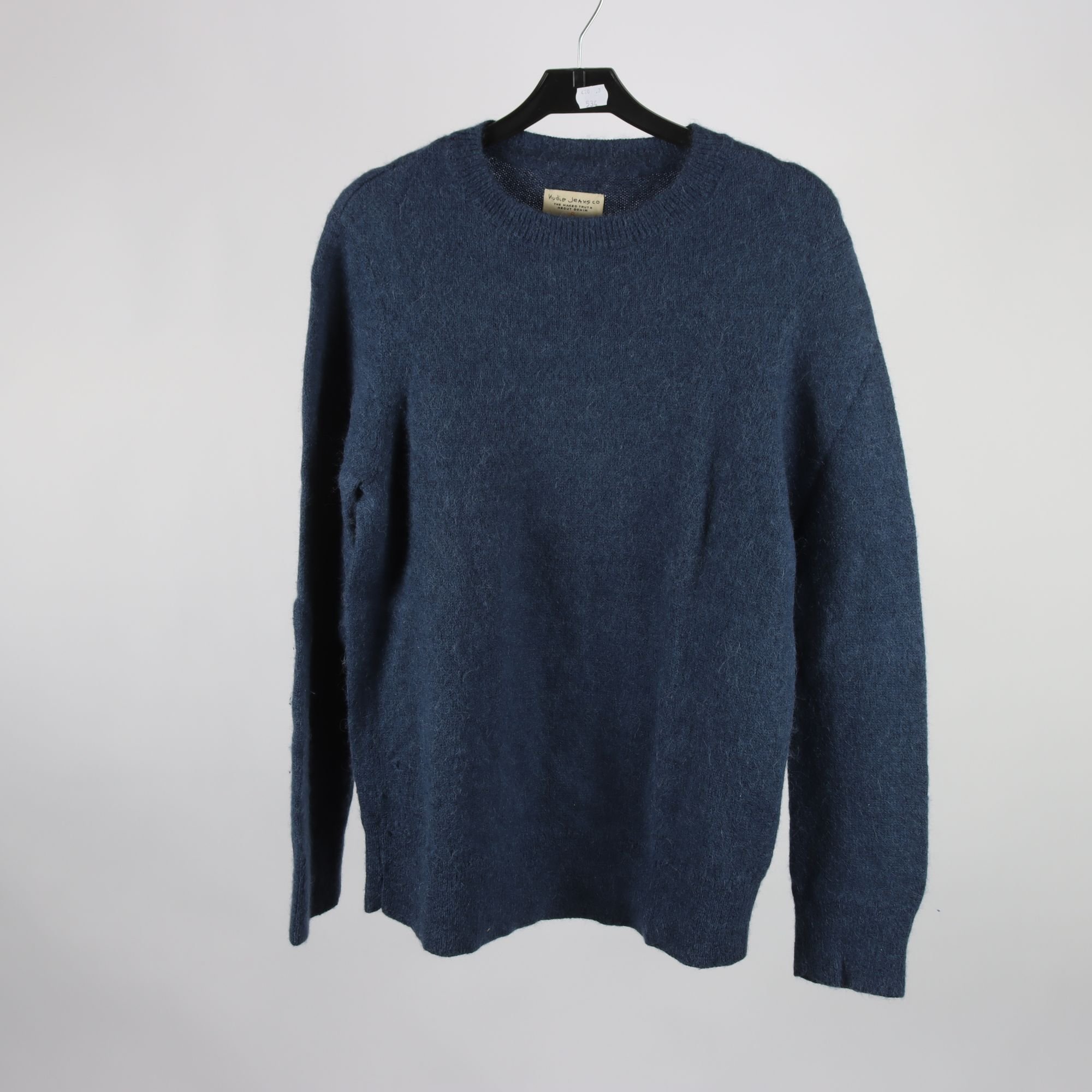 Tröja, Nudie Jeans, blå, ull, alpaca, stl. S.