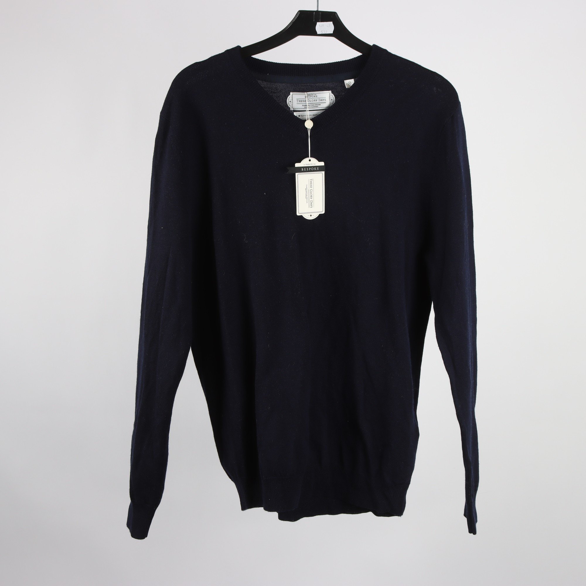 Tröja,These Glory Days, blå, ull, stl. M.