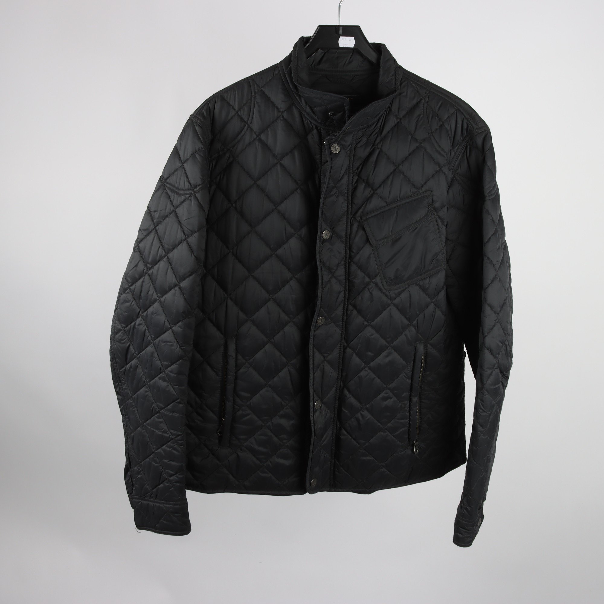 Vårjacka, Riley, svart, quiltad, stl. 52.