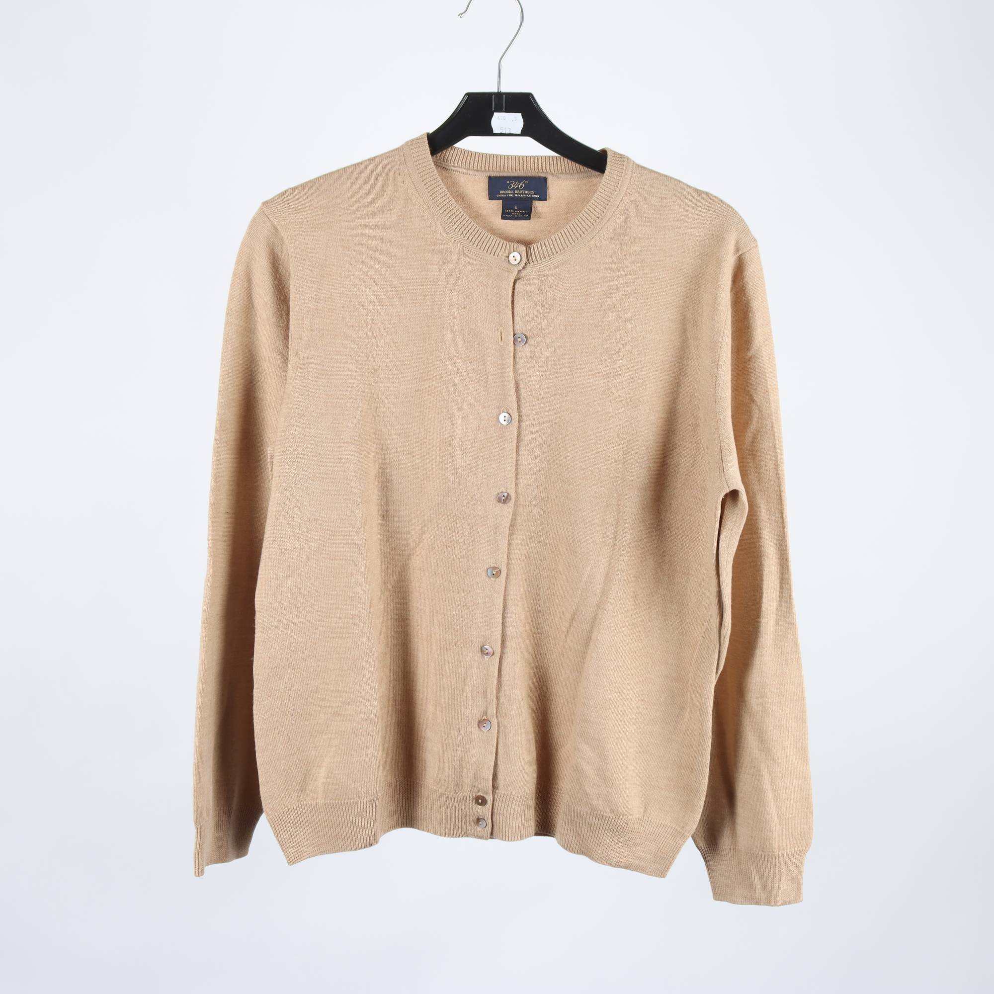 Kofta, Brooks Brothers, beige, ull, stl. L.