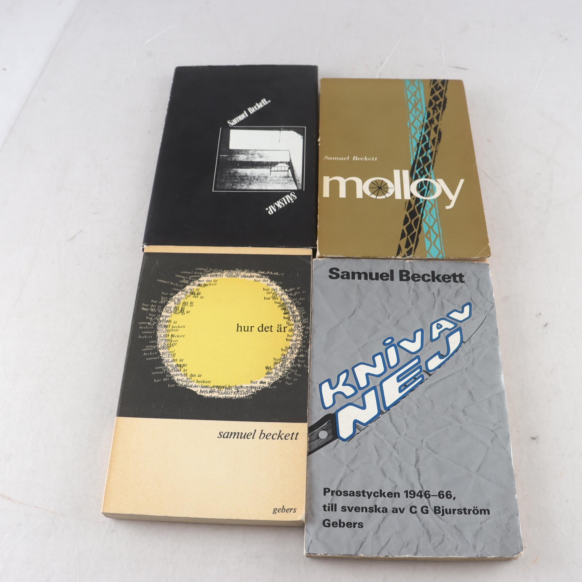Samuel Beckett, bokpaket med 4 volymer