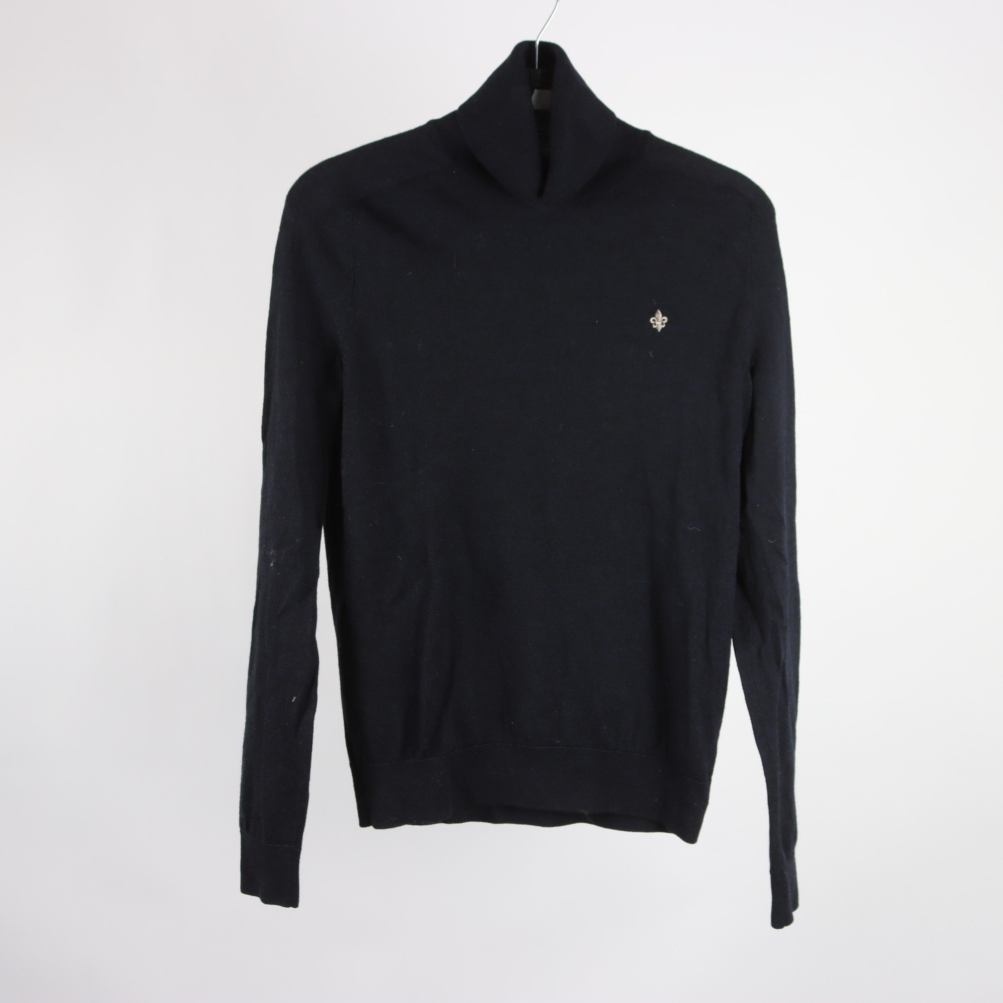 Tröja, Morris, blå, ull, stl. XS.