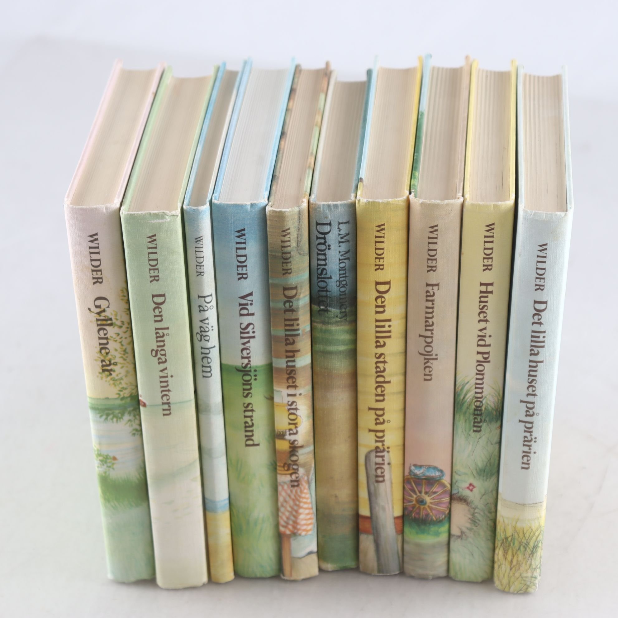 Laura Ingalls Wilder, Det lilla huset på prärien, 10 vol.