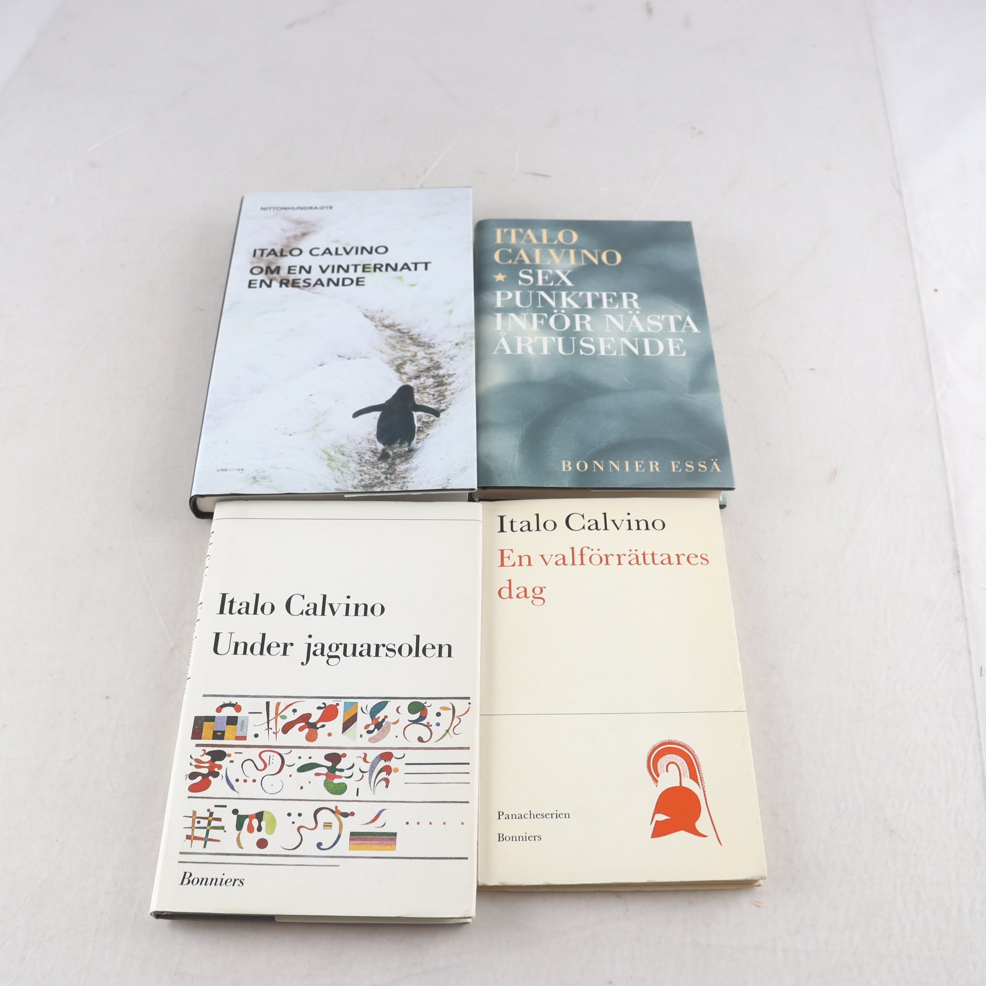 Italo Calvino, bokpaket med 4 volymer