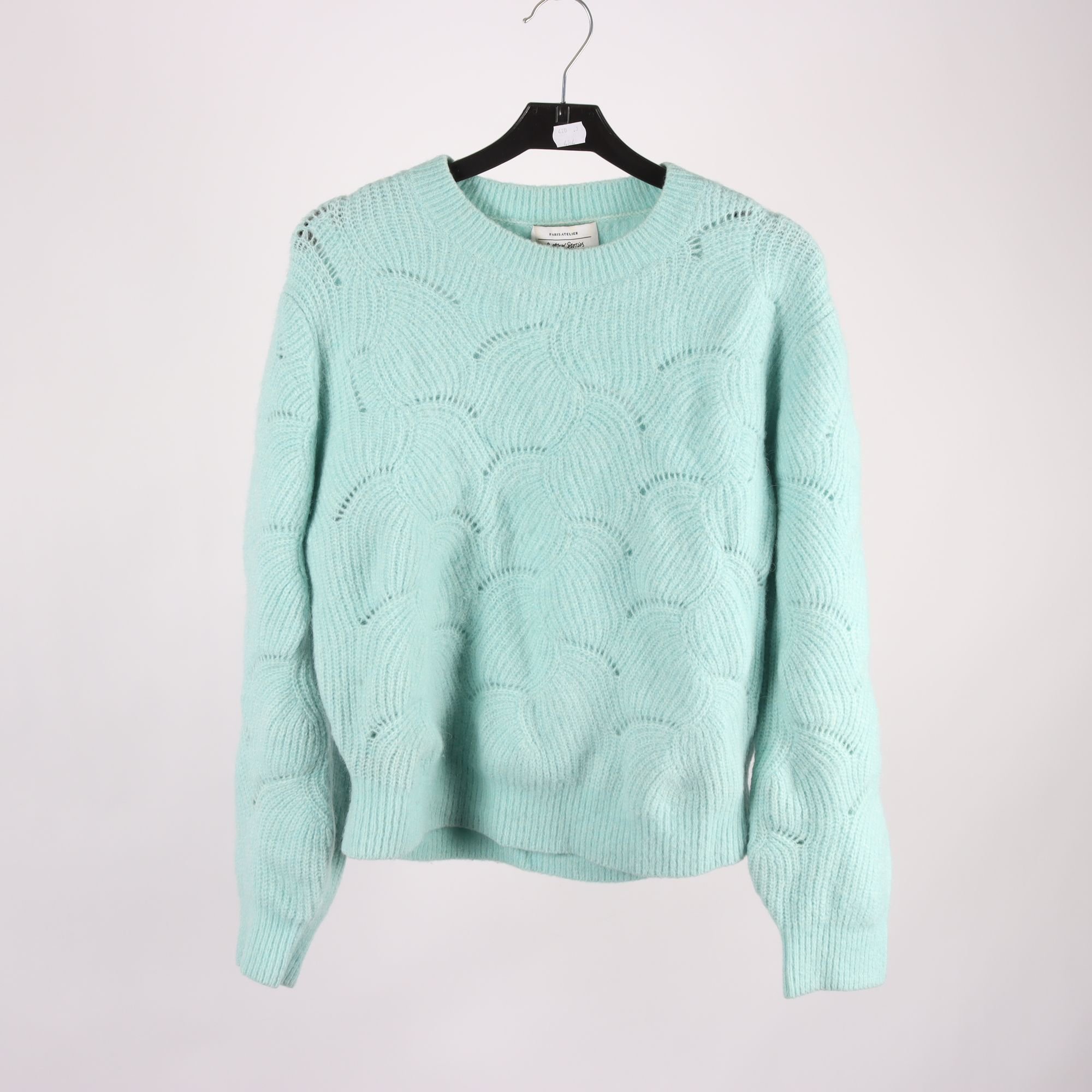 Tröja, & Other Stories, turkos, ull, alpaca, stl. M.