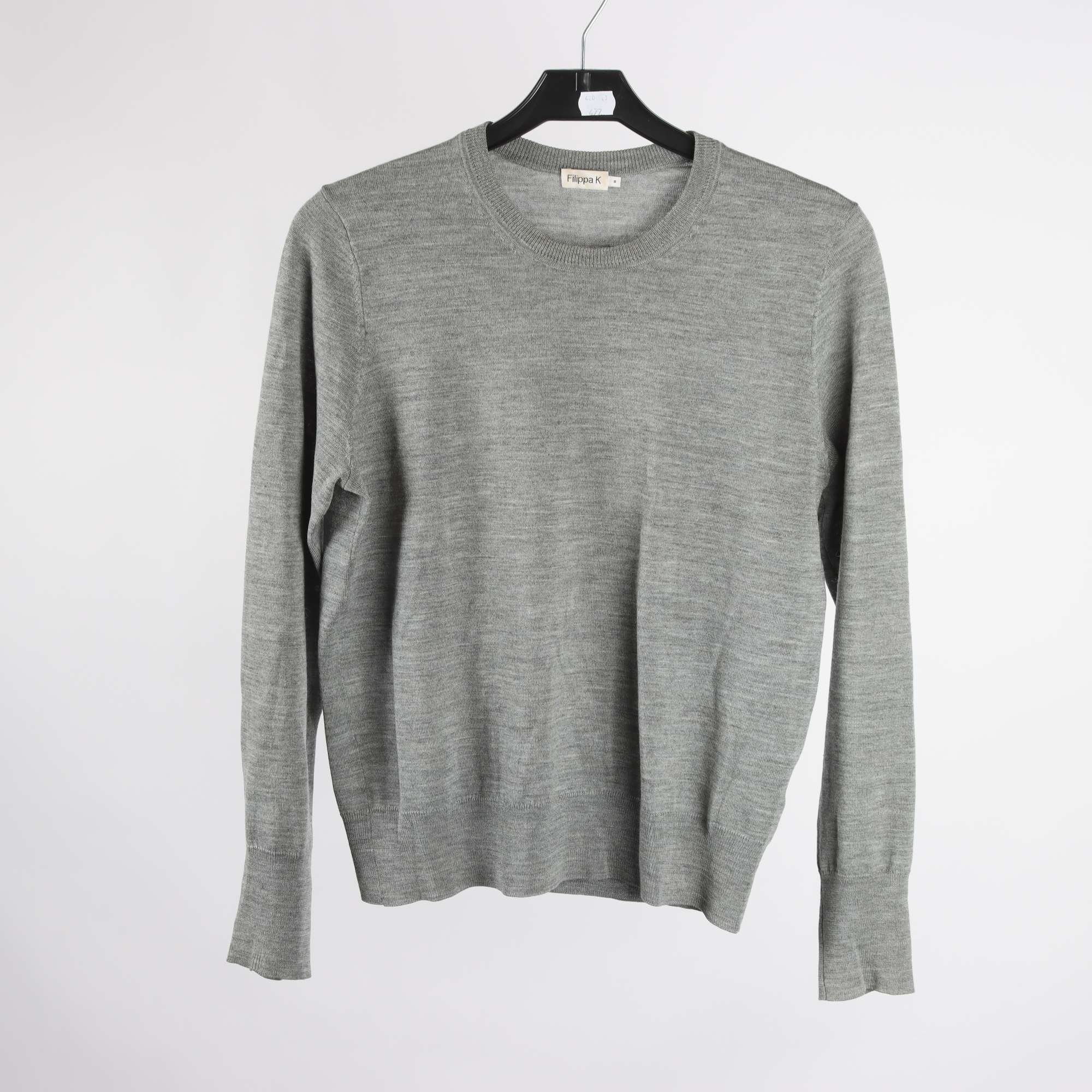 Tröja, Filippa K, grå, ull, stl. S.