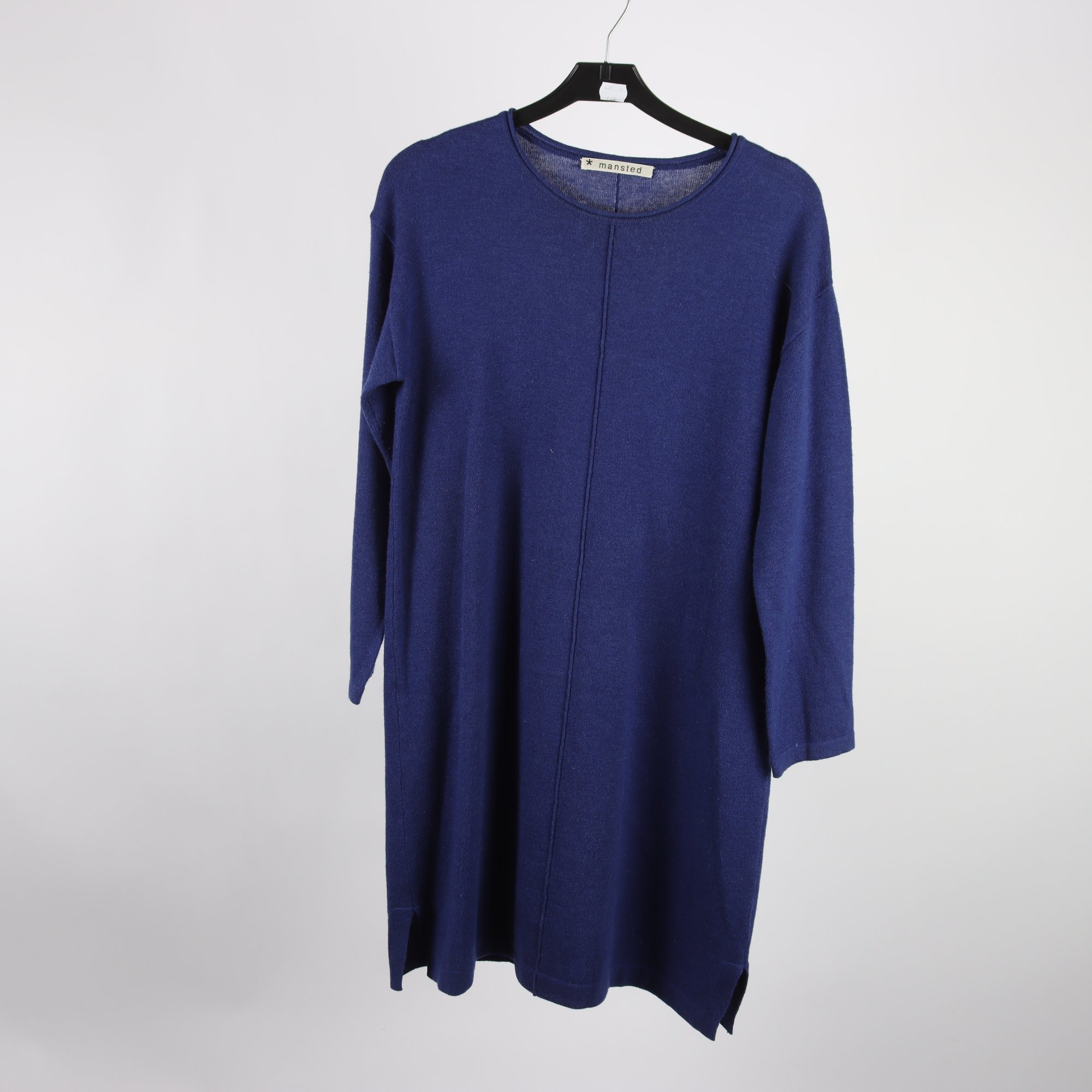 Klänning, Mansted, blålila, ullmix, stl. S.