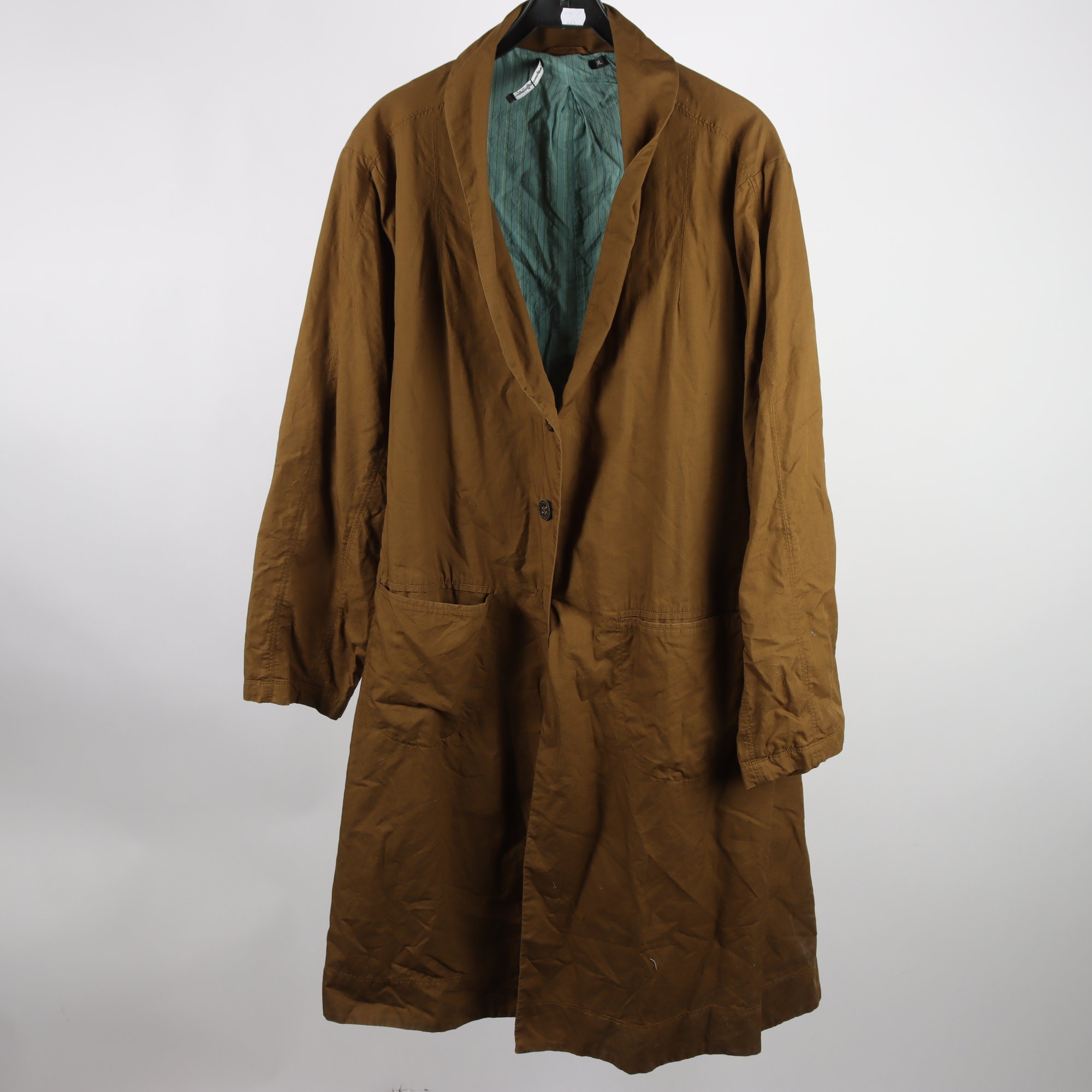 Vår/sommar kappa, Gudrun Sjödén, brun, stl. XL.