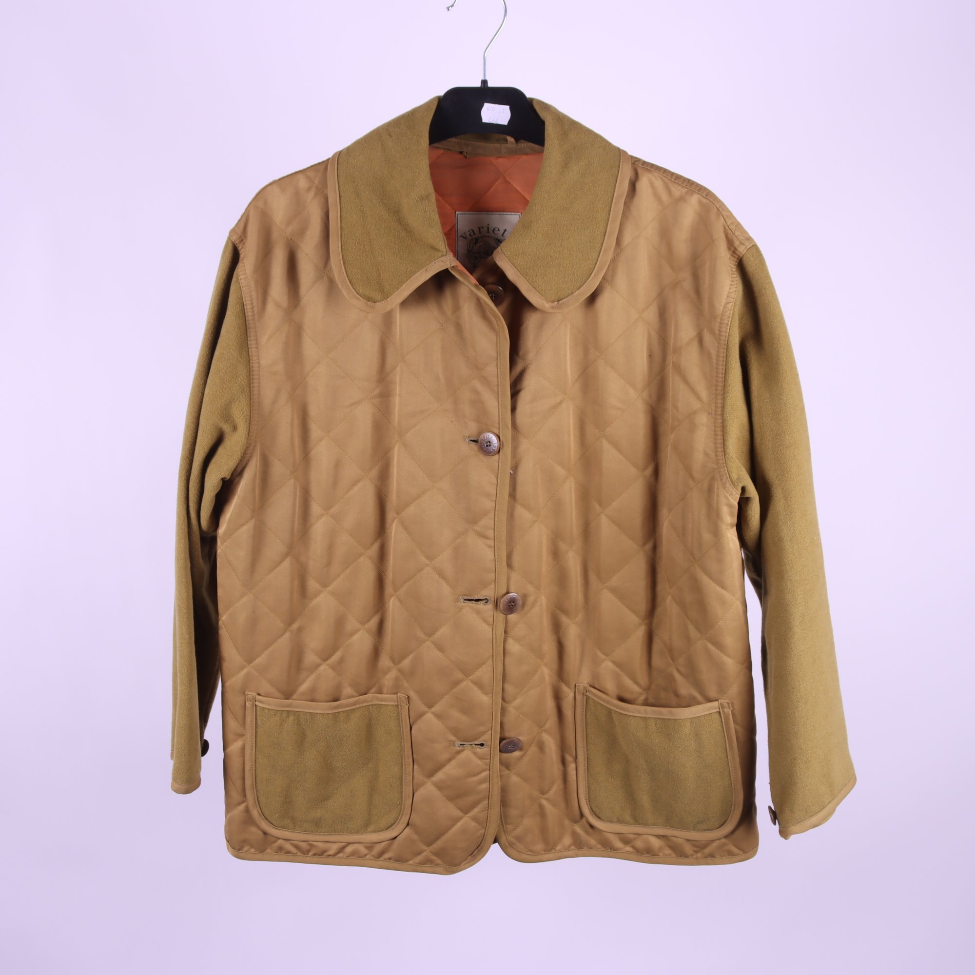 Jacka, Variety, brun, quiltad, stl. ca. M.