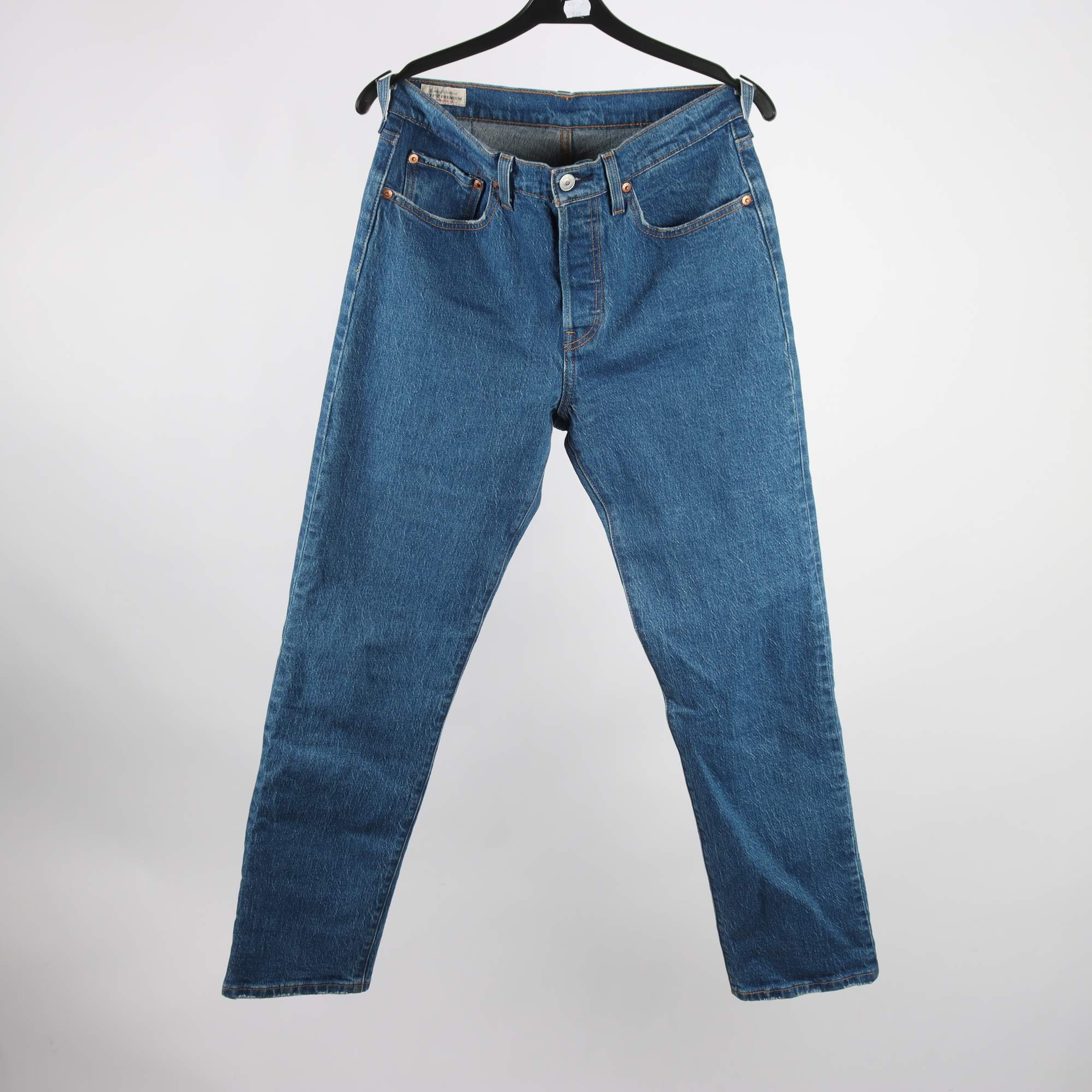 Jeans, Levis, 501, blå, stl. 27/30.