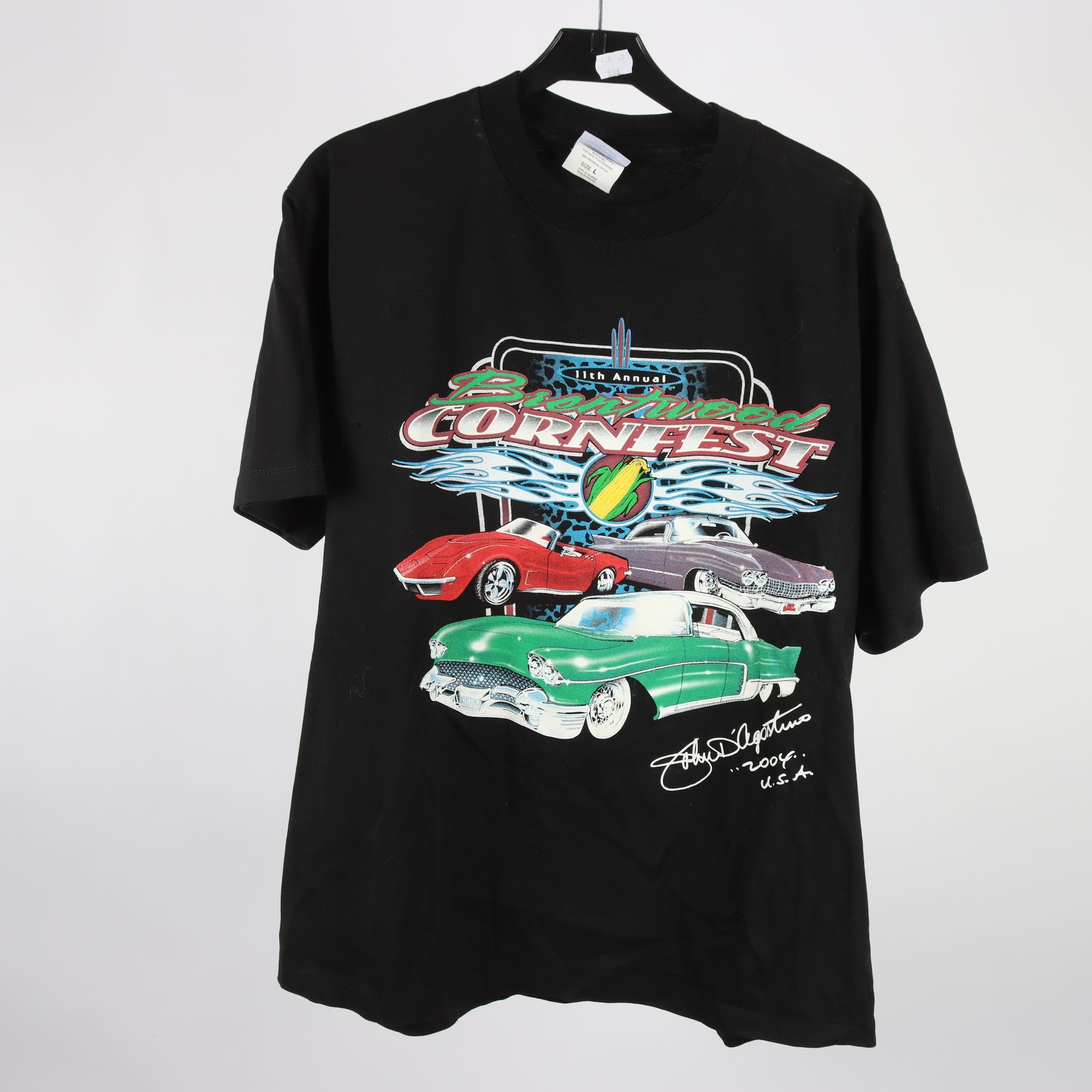 T-shirt, Tatto, svart, D ’ Agostino, svart, stl. L.