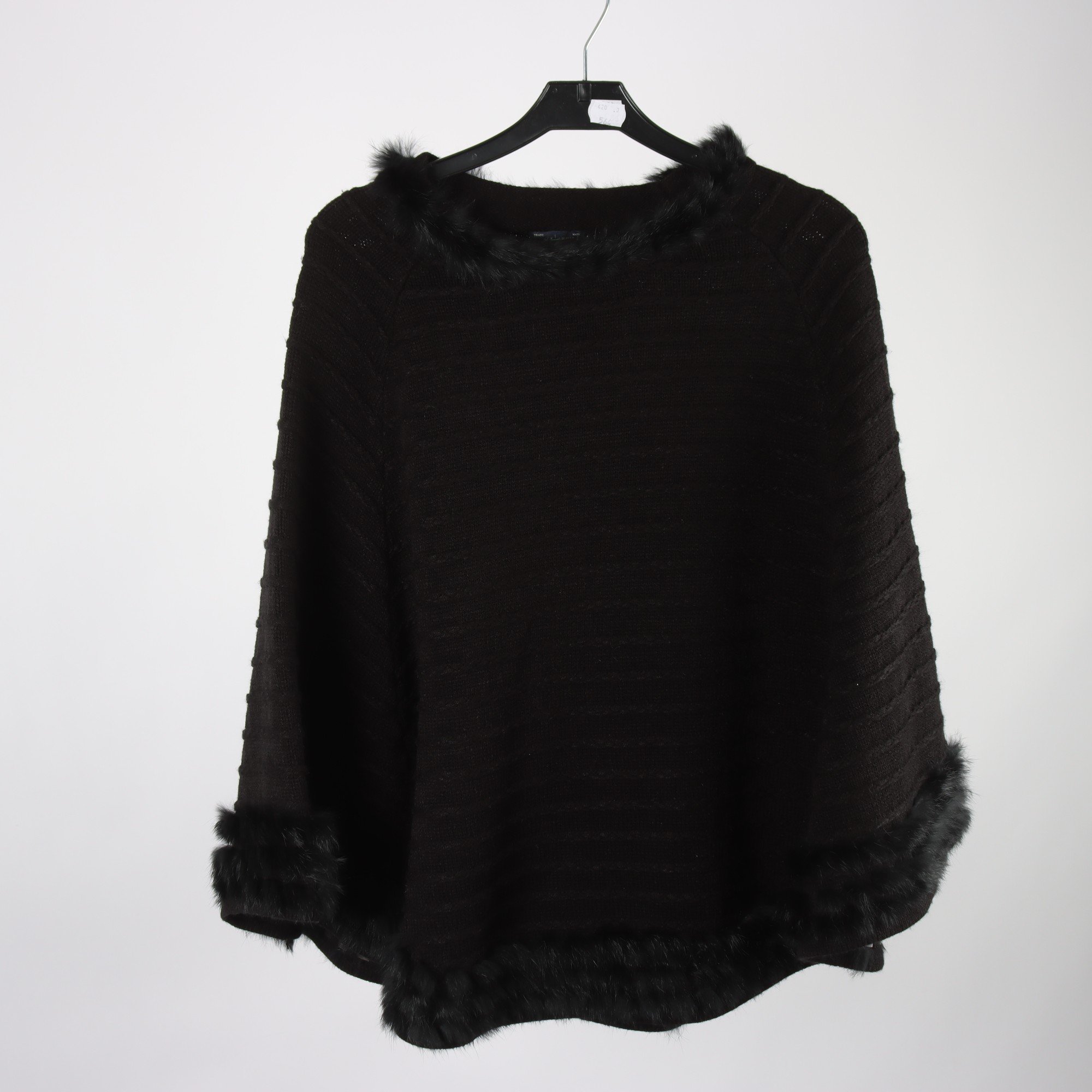 Poncho, Armani Jeans, svart, stl. one size.