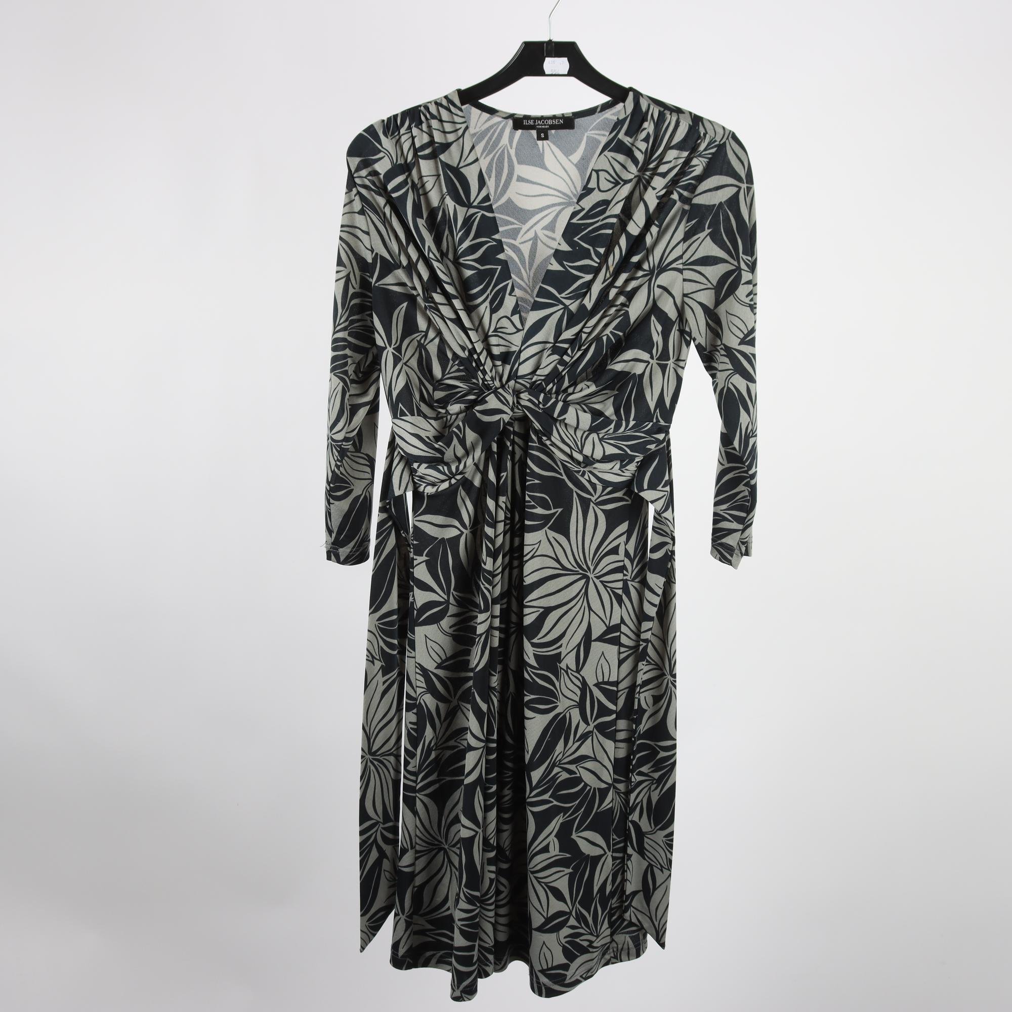 Klänning, Ilse Jacobsen, grå, svart, stl. S.
