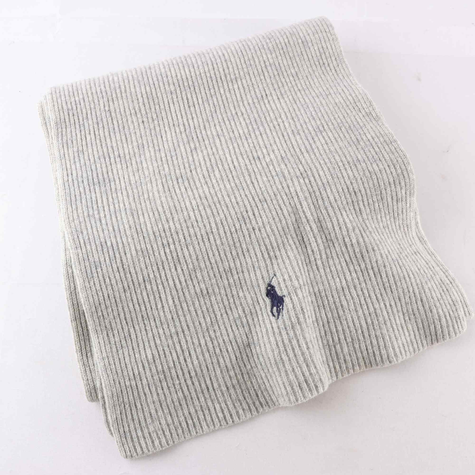 Halsduk, Ralph Lauren, grå, ull