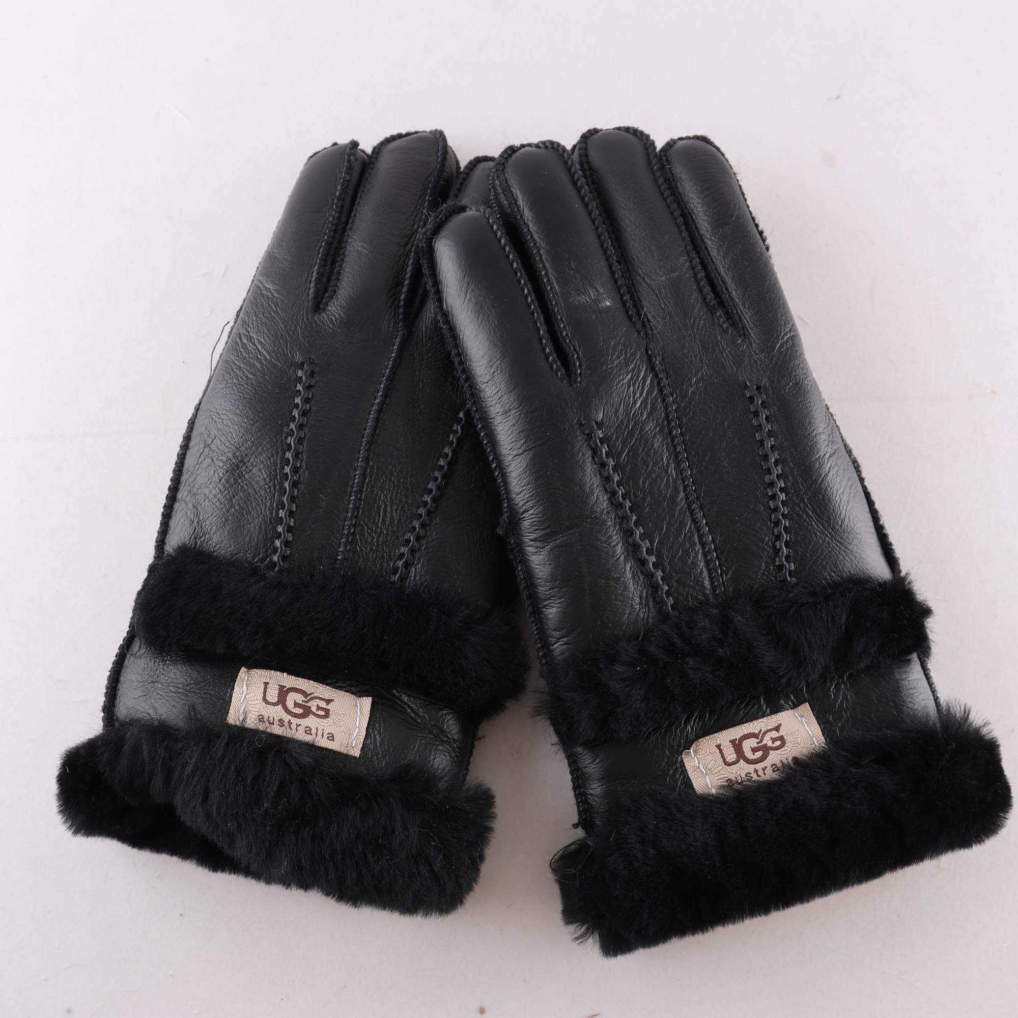 Handskar, Ugg, svart
