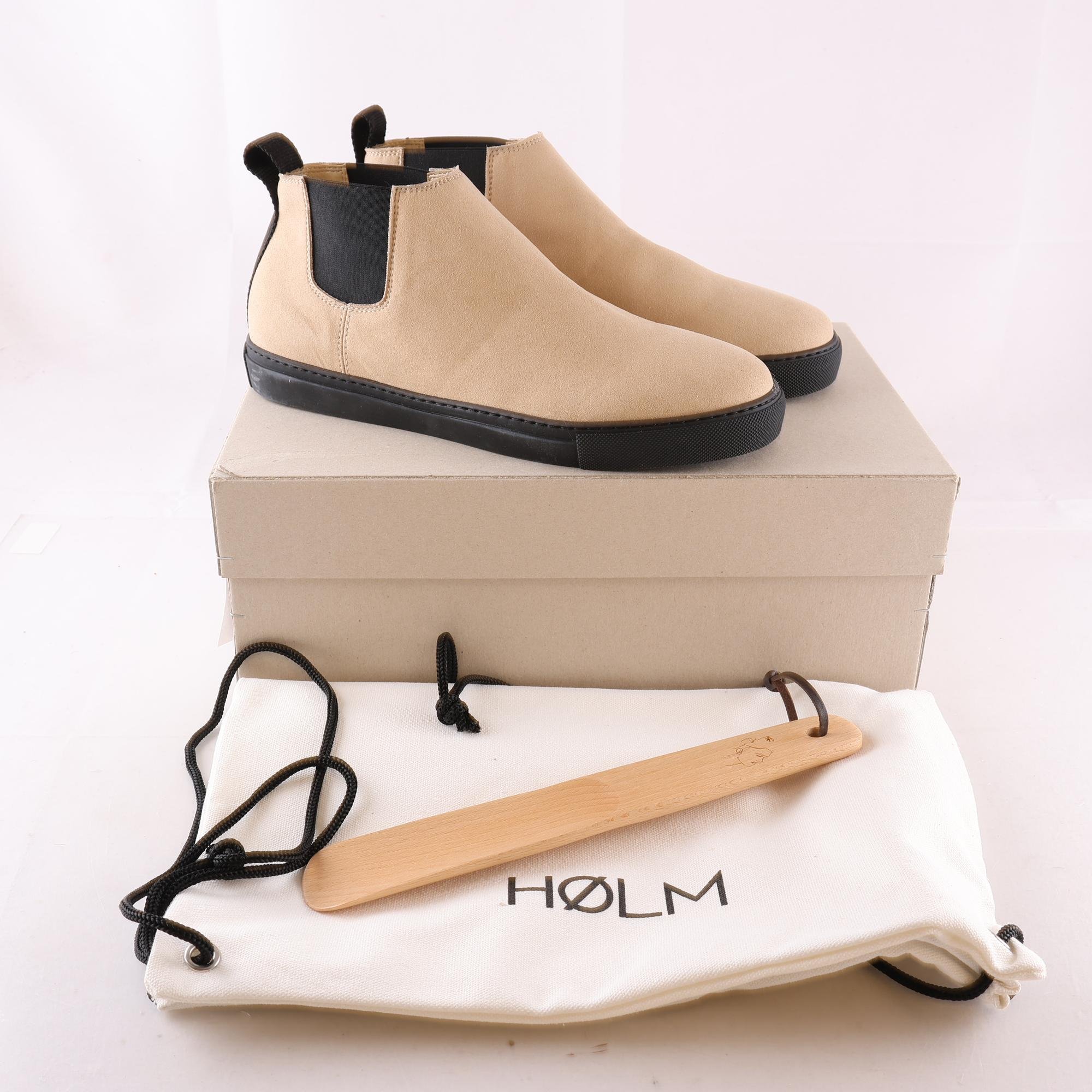 Skor, Hølm, beige, stl. 40.