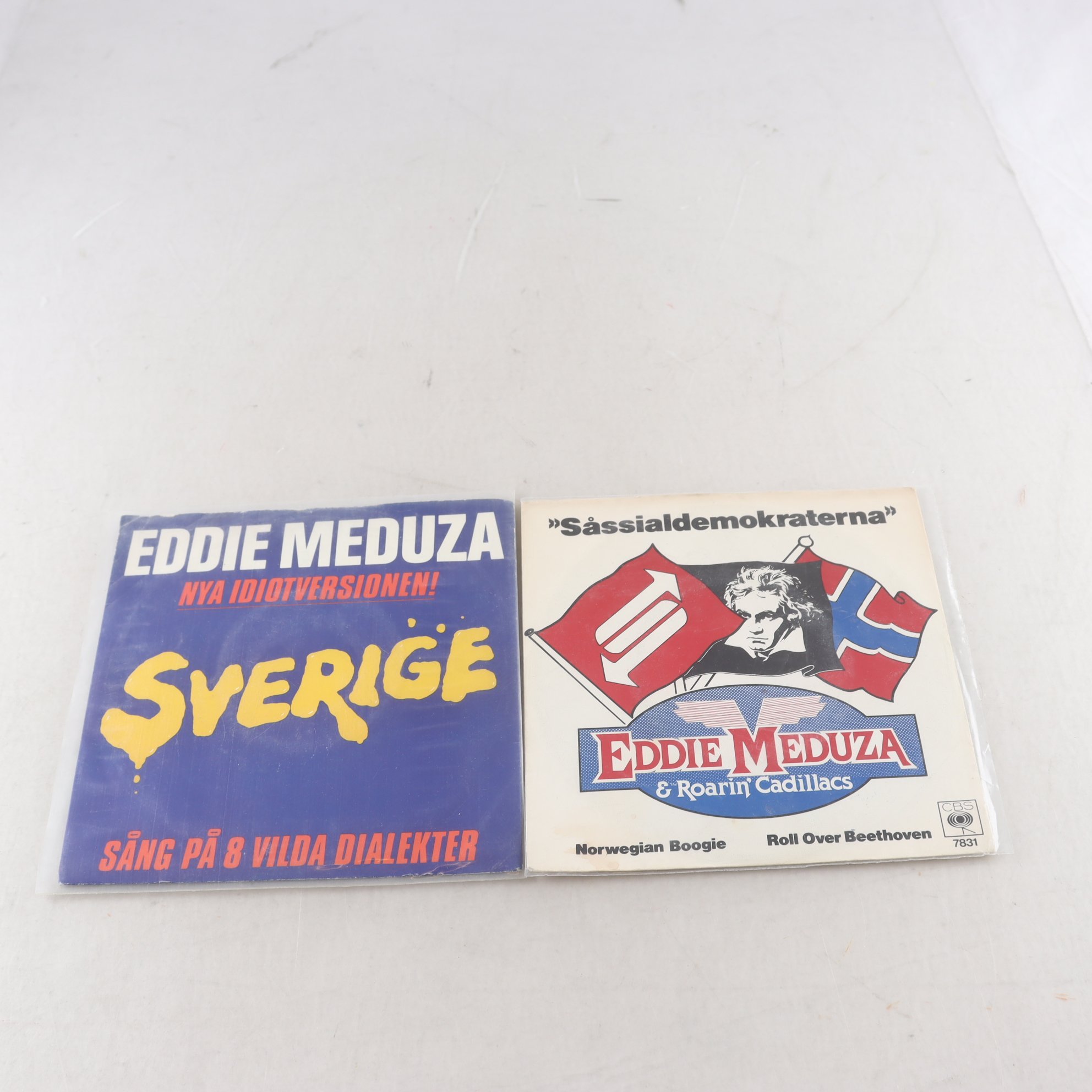 LP, Eddie Meduza & The Roarin’ Cadillacs, Såssialdemokraterna och Sverige, 7”