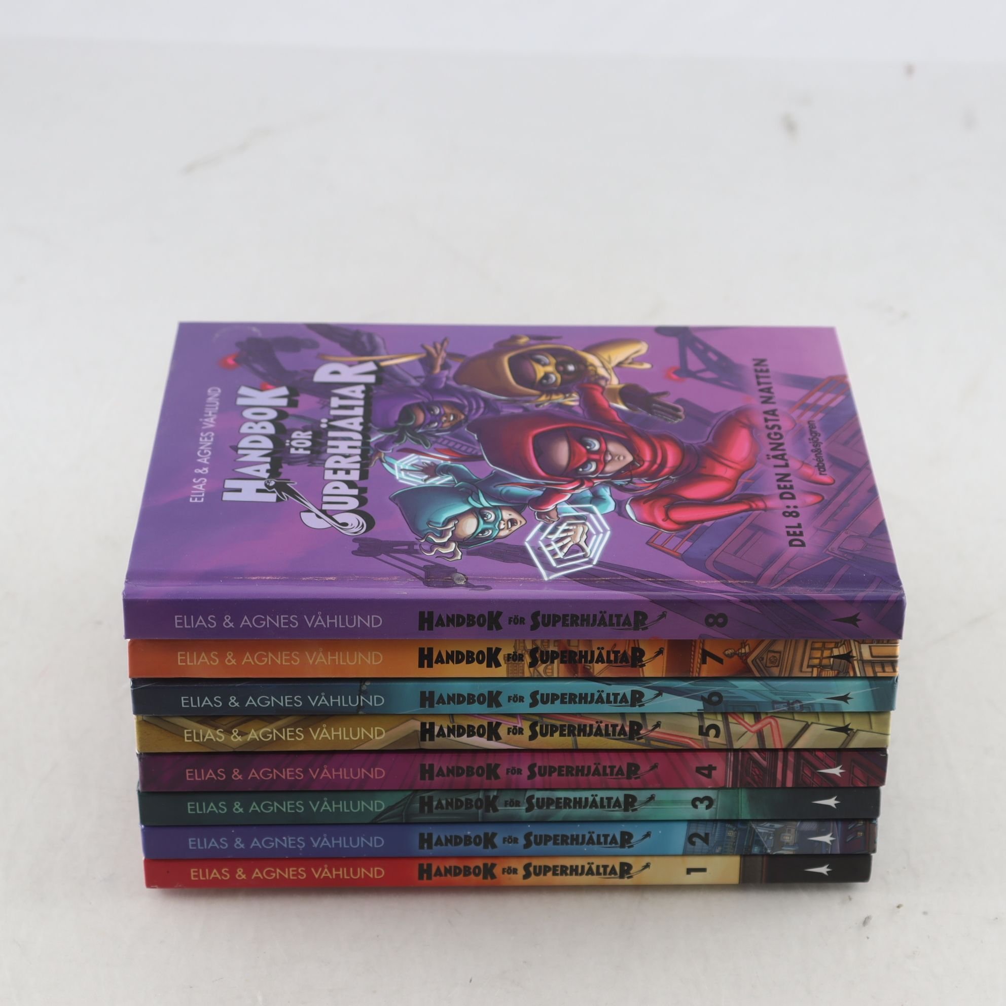 Handbok för superhjältar, Del 1-8