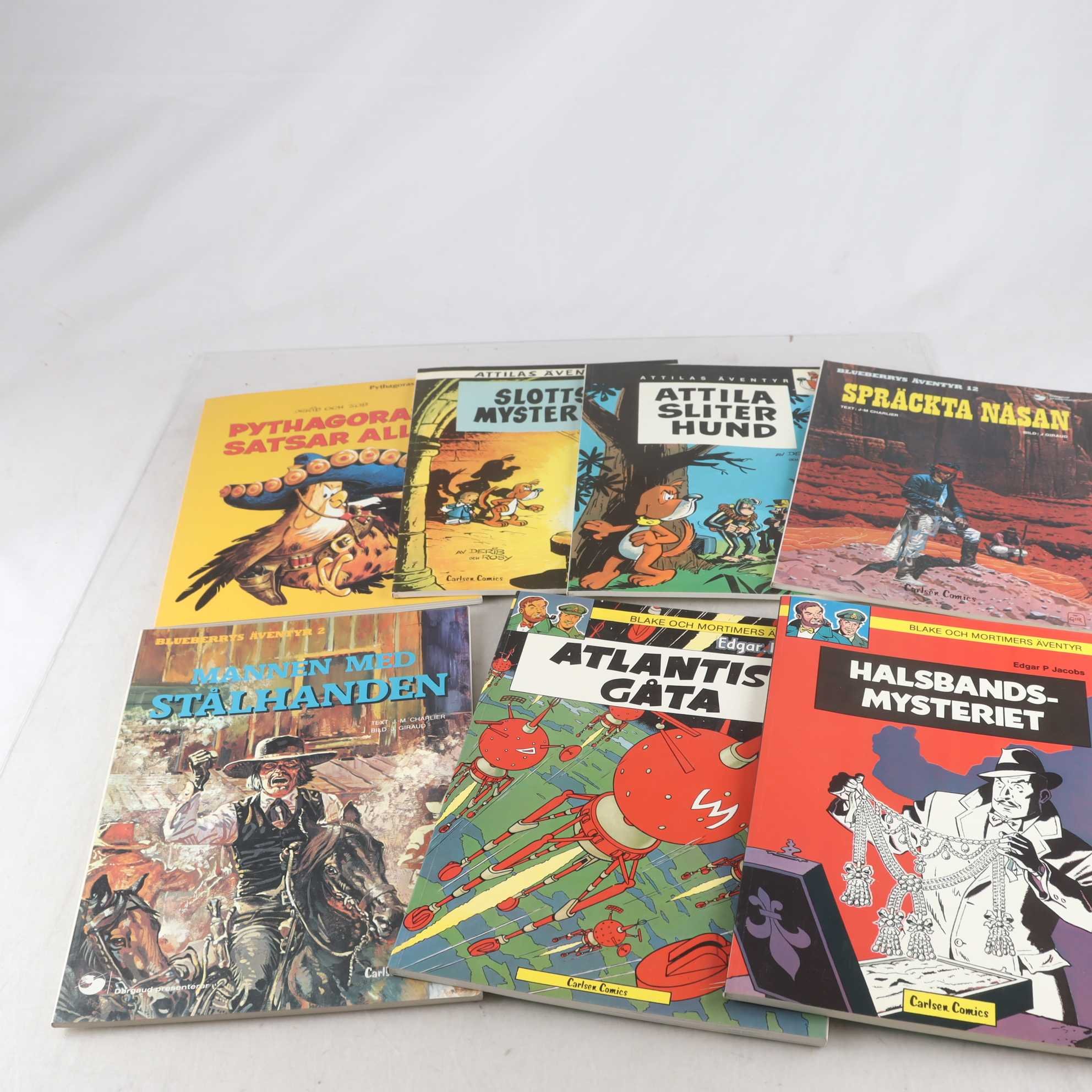 Diverse album från Carlsen Comics, 7 st: Blueberry m.m.