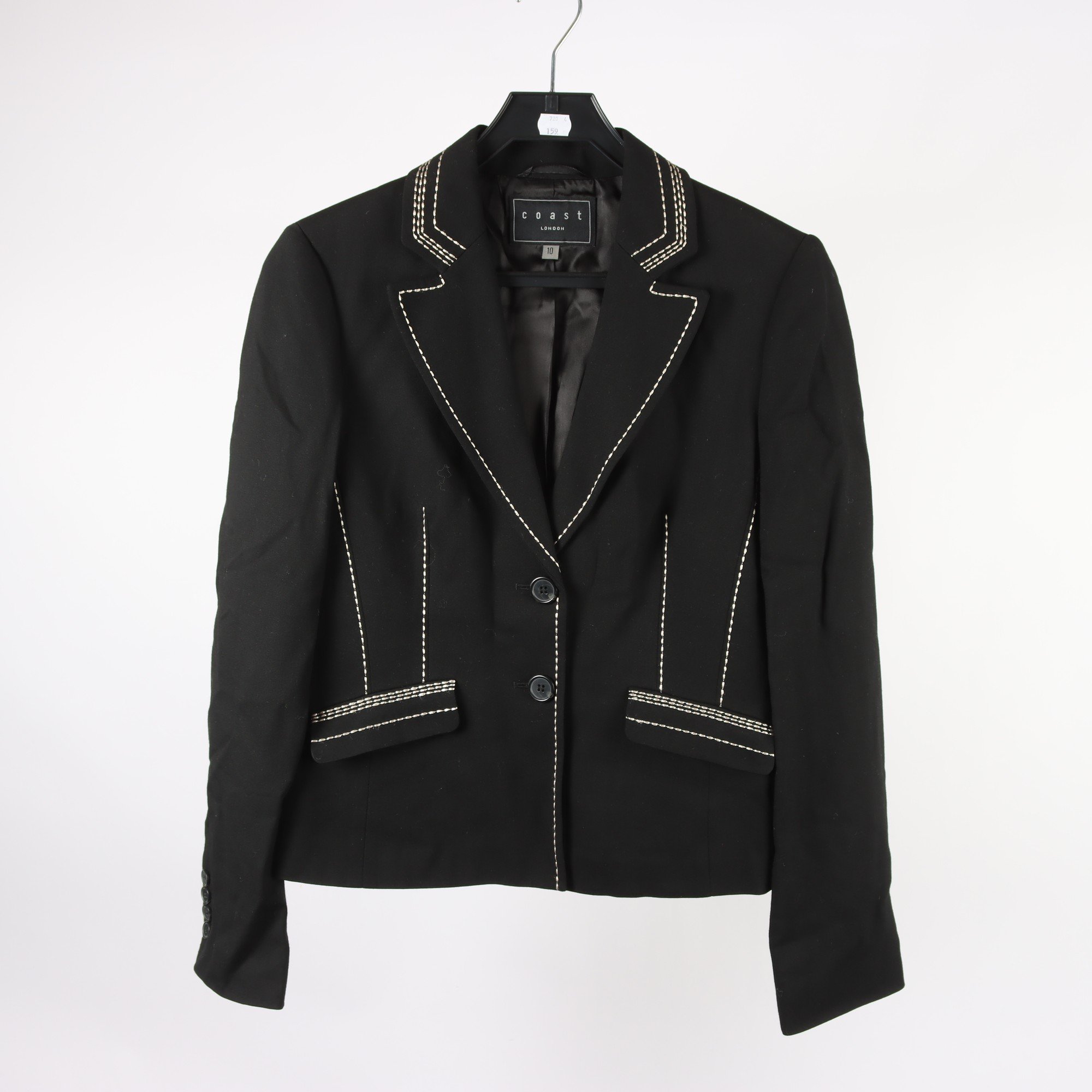 Kavaj, Coast London, svart, stl. 10 (S)