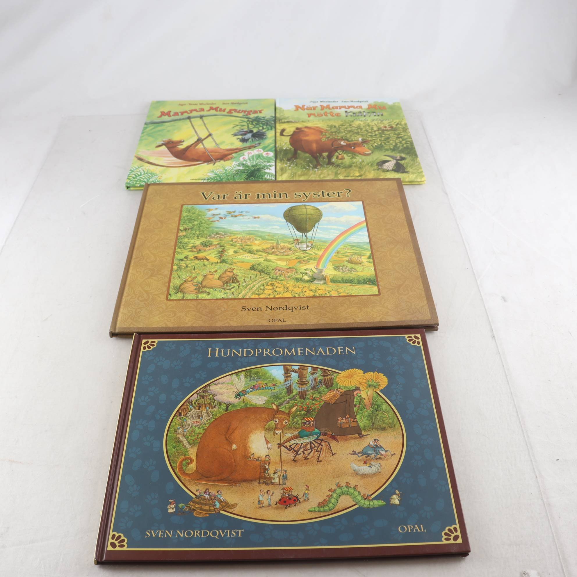 Sven Nordqvist, bokpaket med 4 volymer: Mamma Mu m.m.