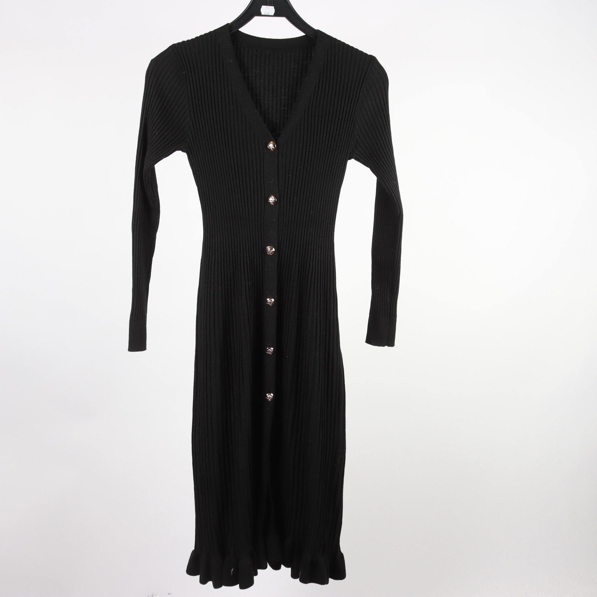 Klänning, Okänd märke, svart, stl. XS