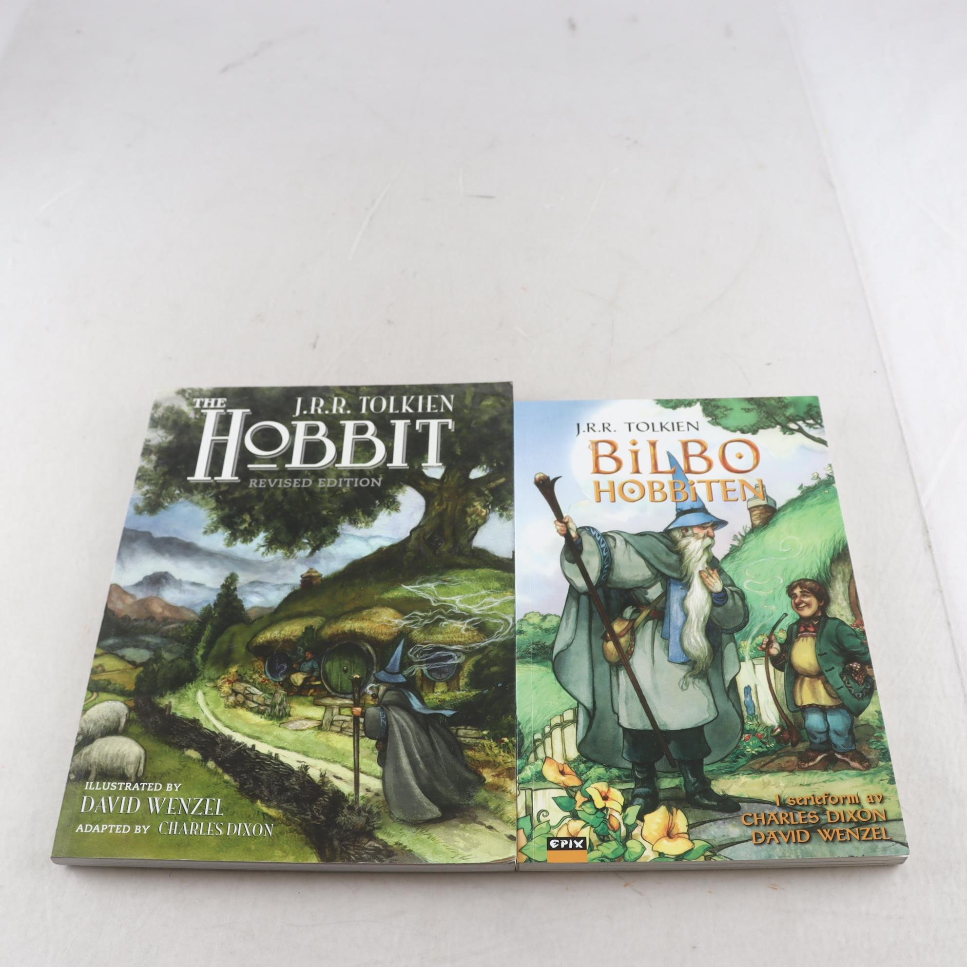 J.R.R. Tolkien, Bilbo Hobbiten, svensk och engelsk upplaga