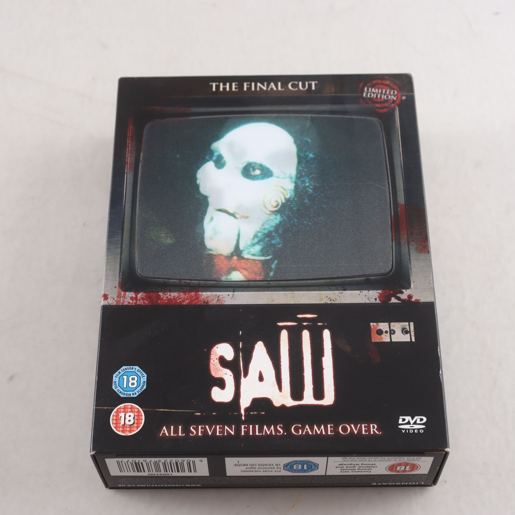 DVD Saw, The Final Cut, All Seven Films