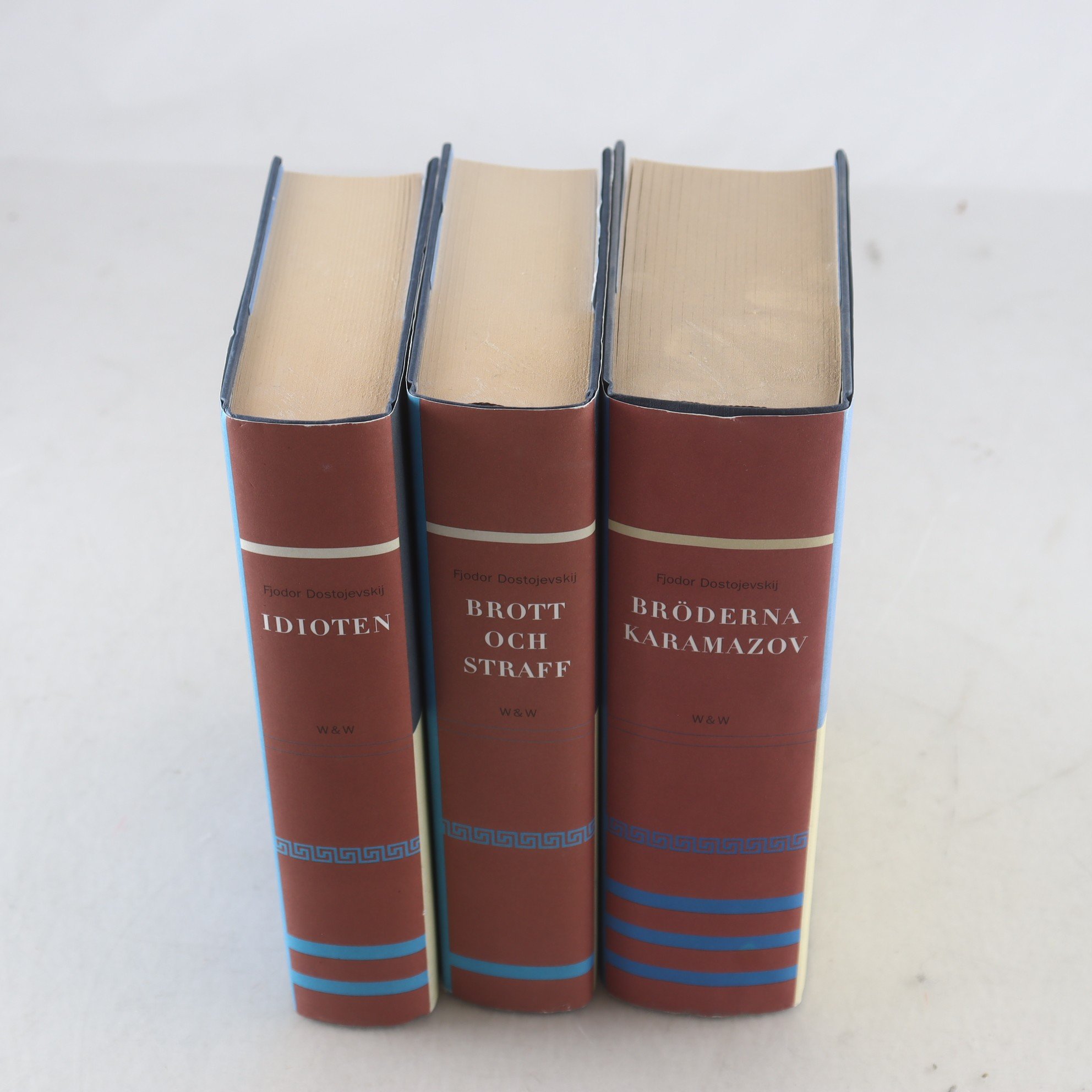 Fjodor Dostojevskij, bokpaket med 3 volymer