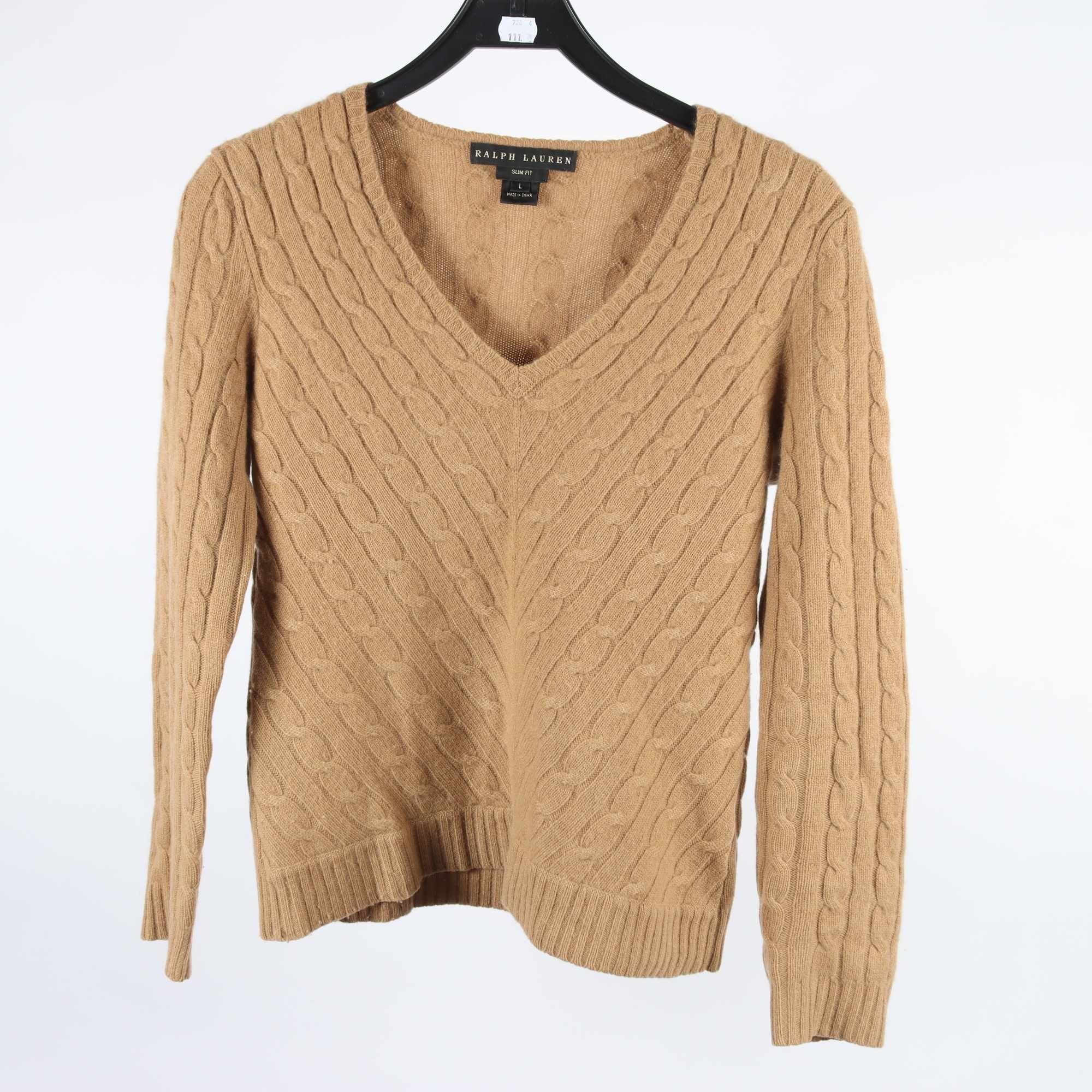 Tröja, Ralph Lauren, brun, stl. L
