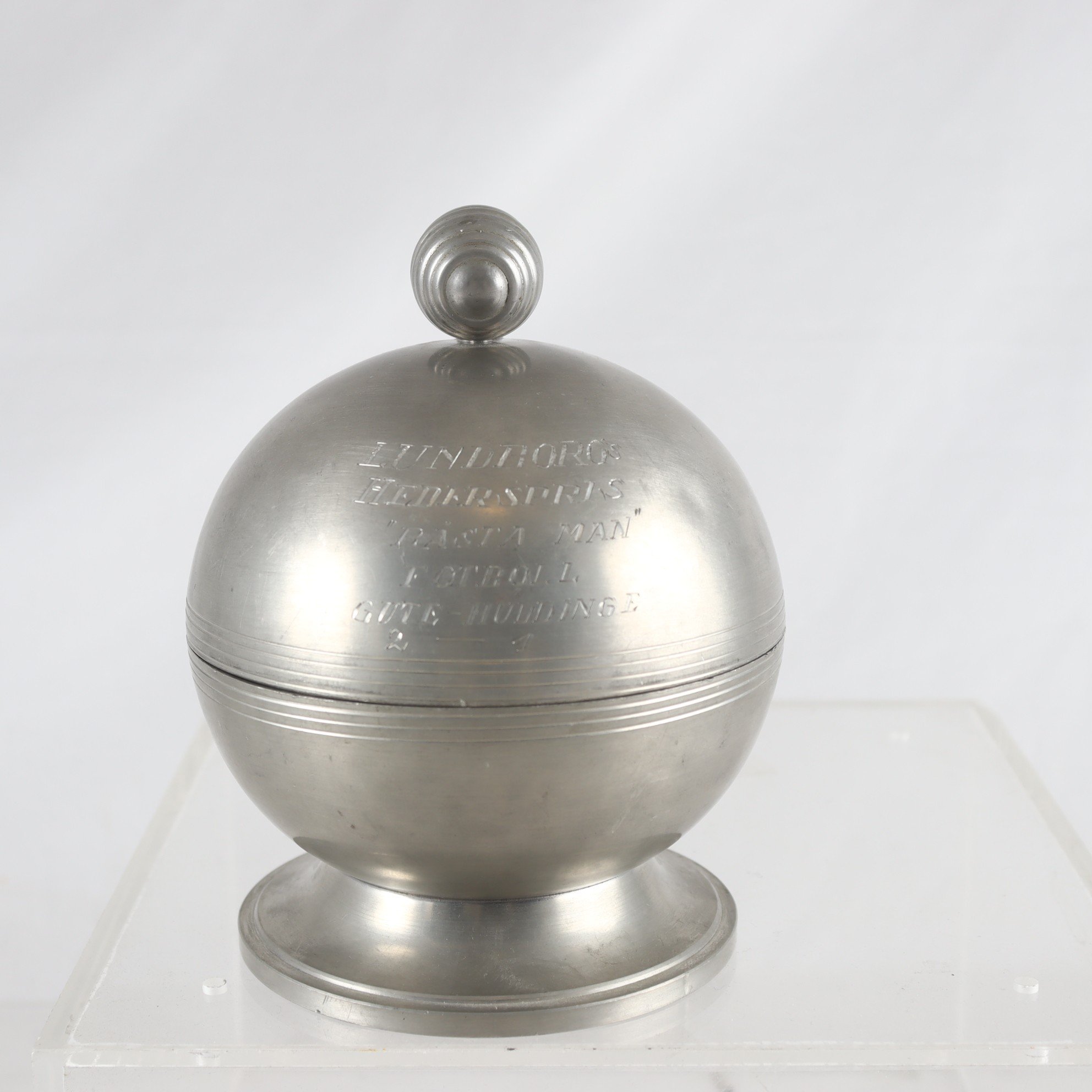 Behållare för trådrulle, tenn, GAB, Stockholm, 1934