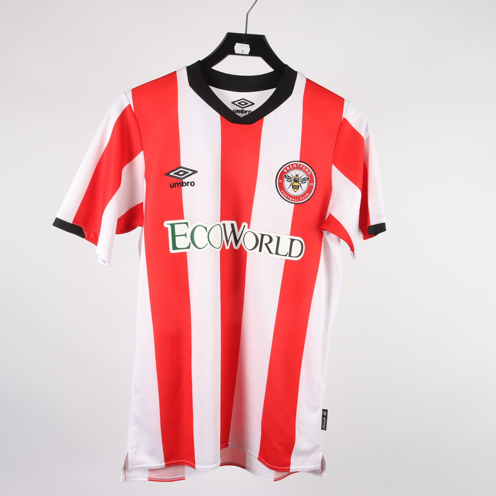 Sporttröja, Umbro, Brentford Fotball Club , Jansson 18, röd, vit, stl. S