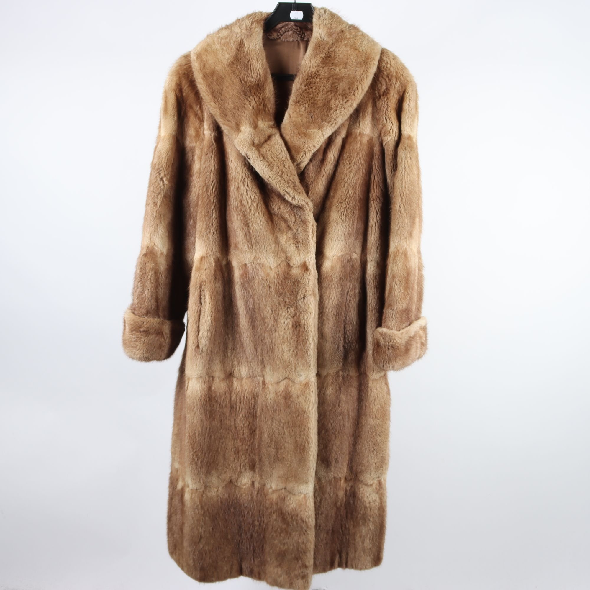 Pälskappa, Fougstedts Malmö, brun, stl. (M)