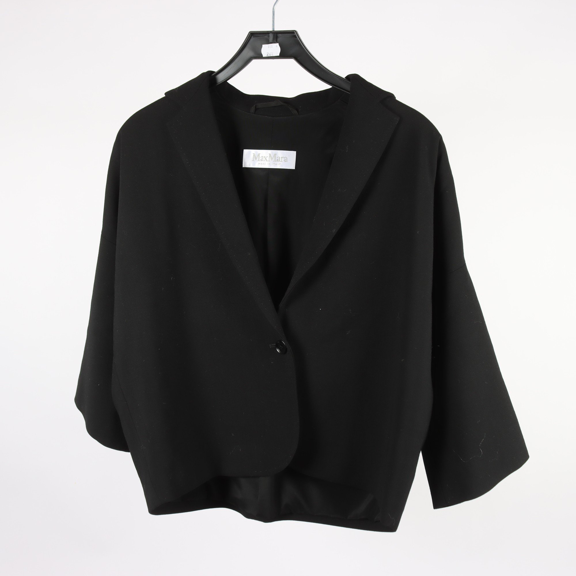 Kavaj, MaxMara, svart, stl. 34