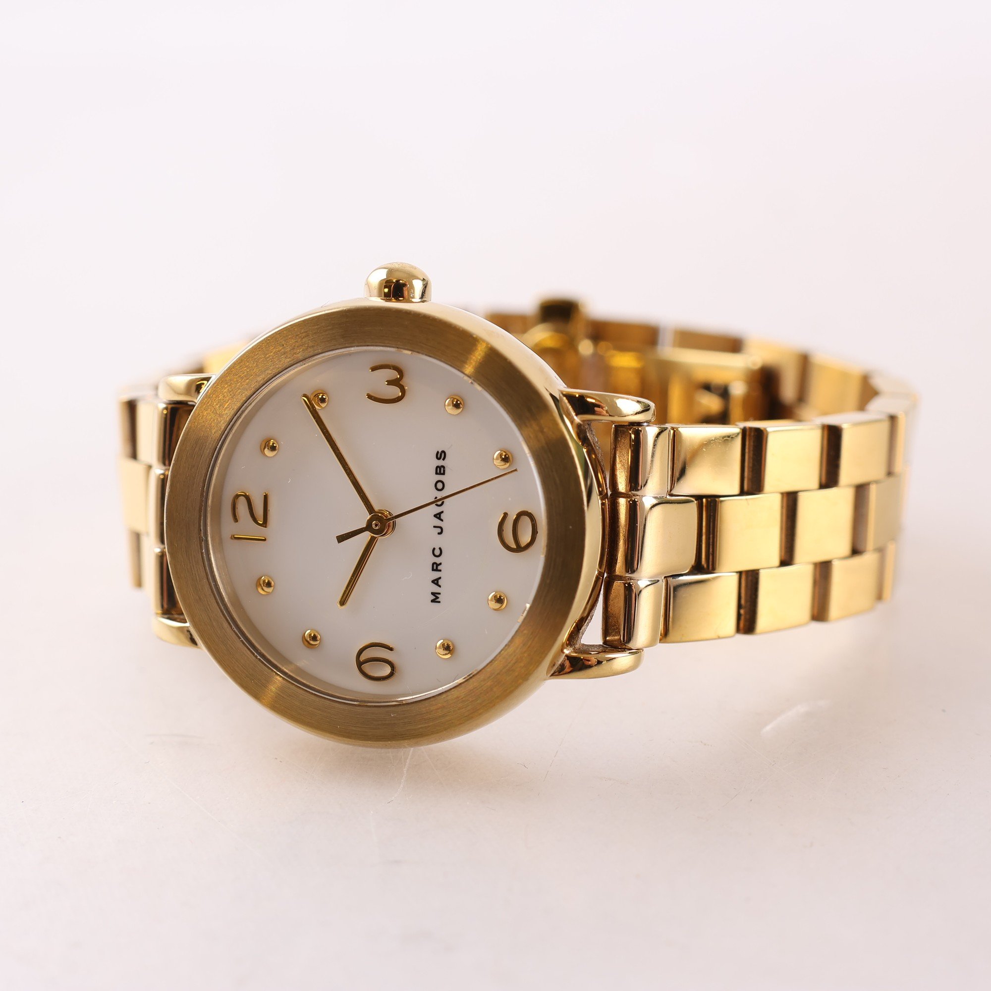 Armbandsur, guldfärgat stål, Marc Jacobs, quartz