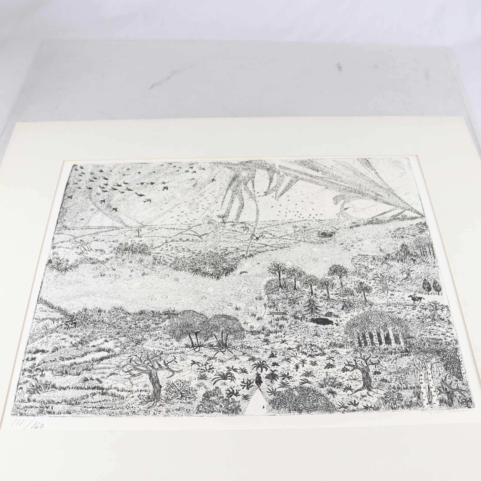 Litografi, Margareta Hellman, (f. 1942), 111/160, signerad. Endast avhämtning