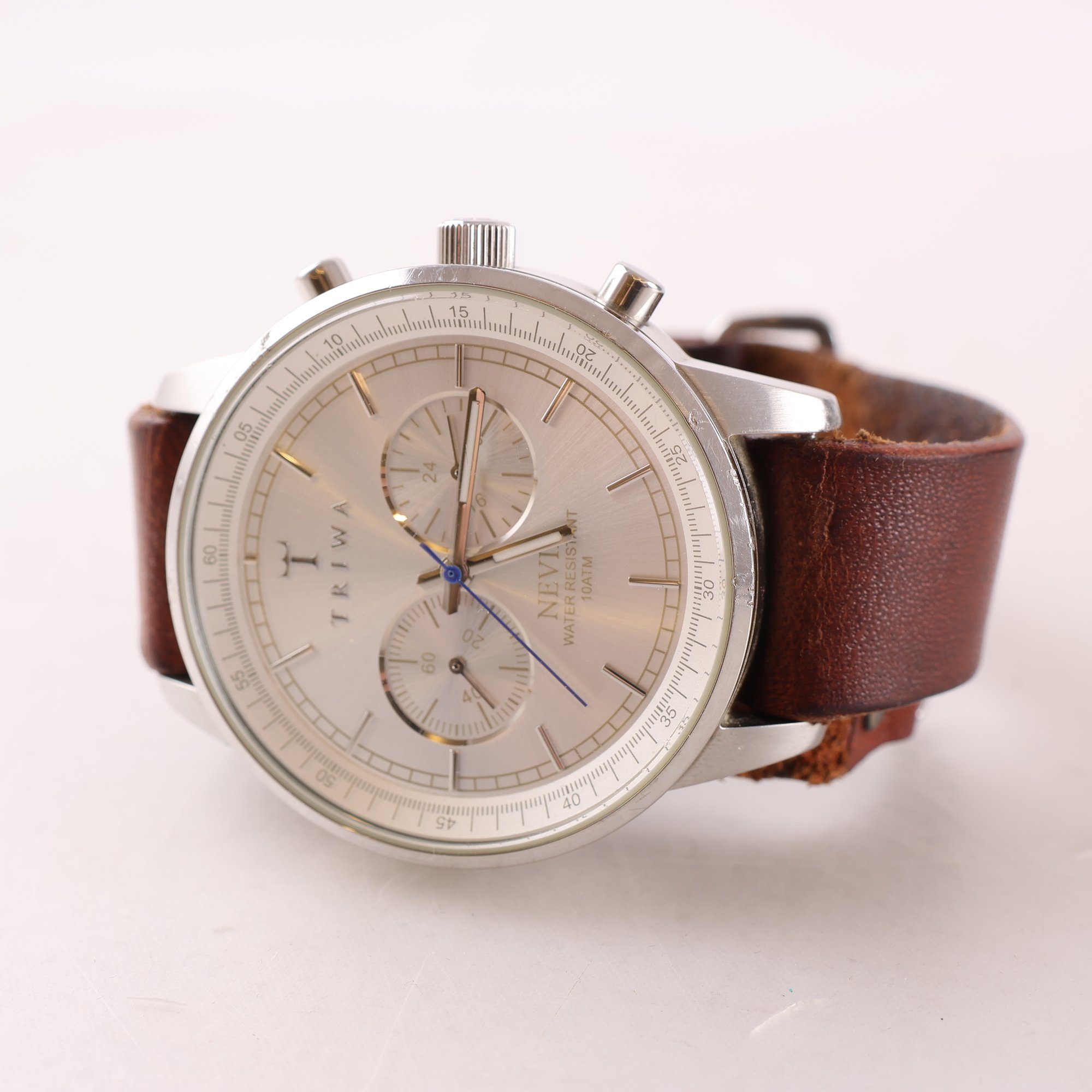 Armbandsur, stål, Triwa Nevil, kronograf, quartz