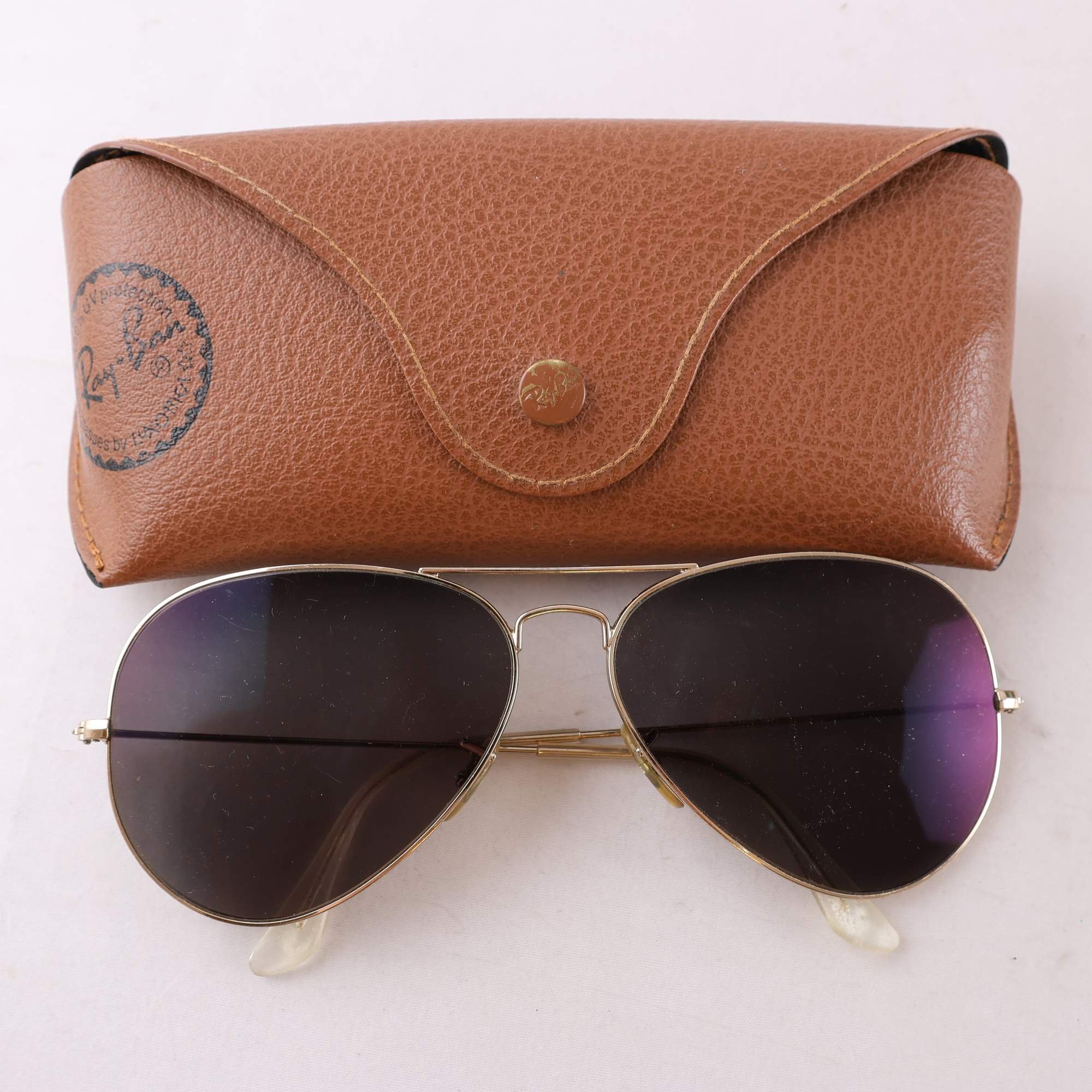 Solglasögon, metall, Ray Ban Aviator Large