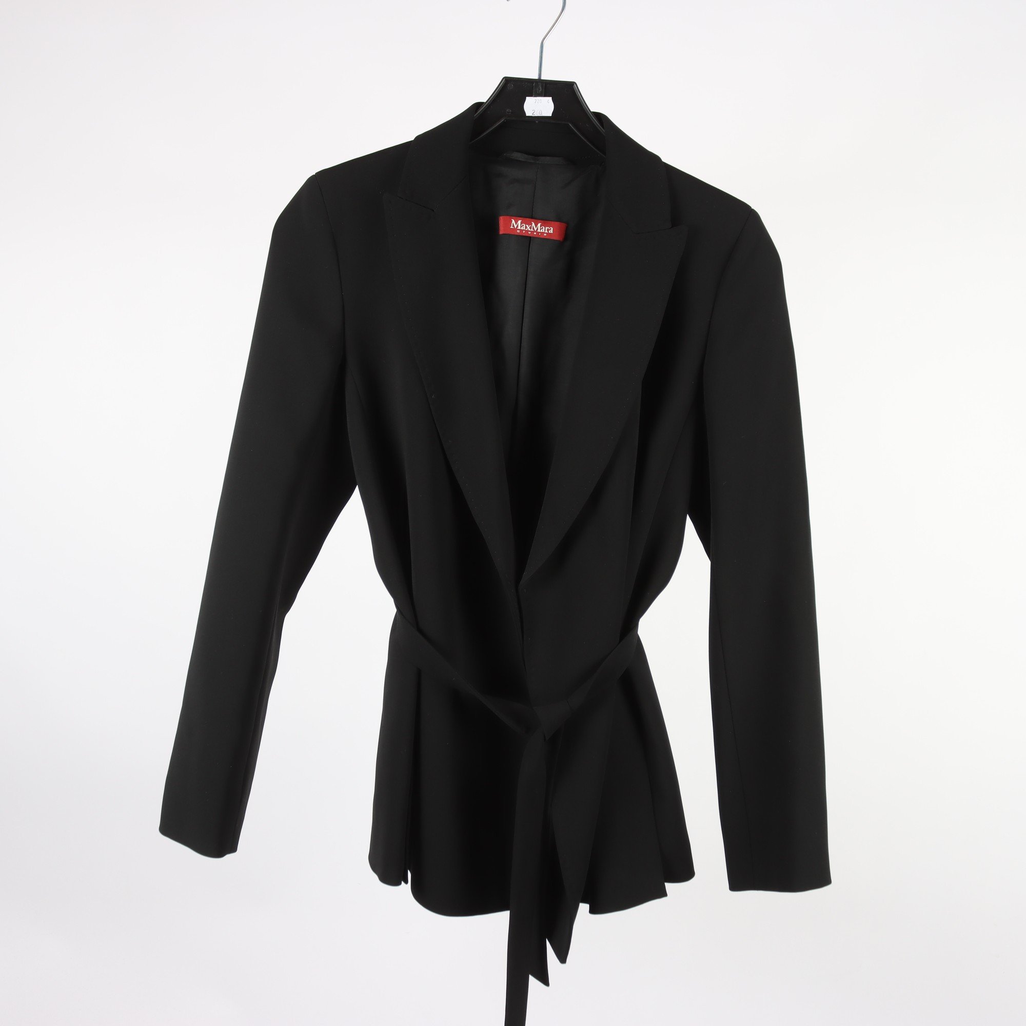 Kavaj, MaxMara Studio, svart, stl. 34