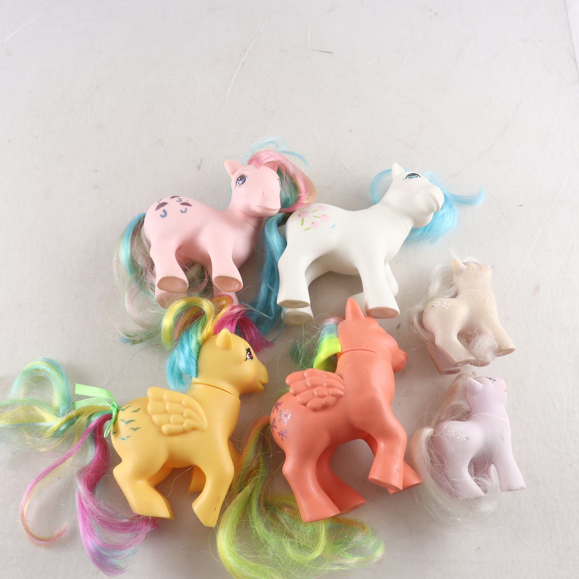 Hästar, My little pony, 6st.